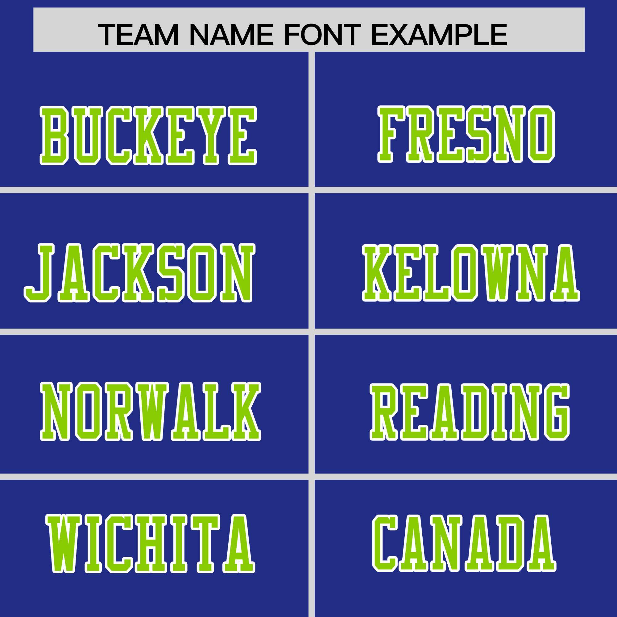 Custom Flag Football Jersey | Royal Neon Green Color Block For Youth & Men | Add Name, Number & Logo | KXKSHOP