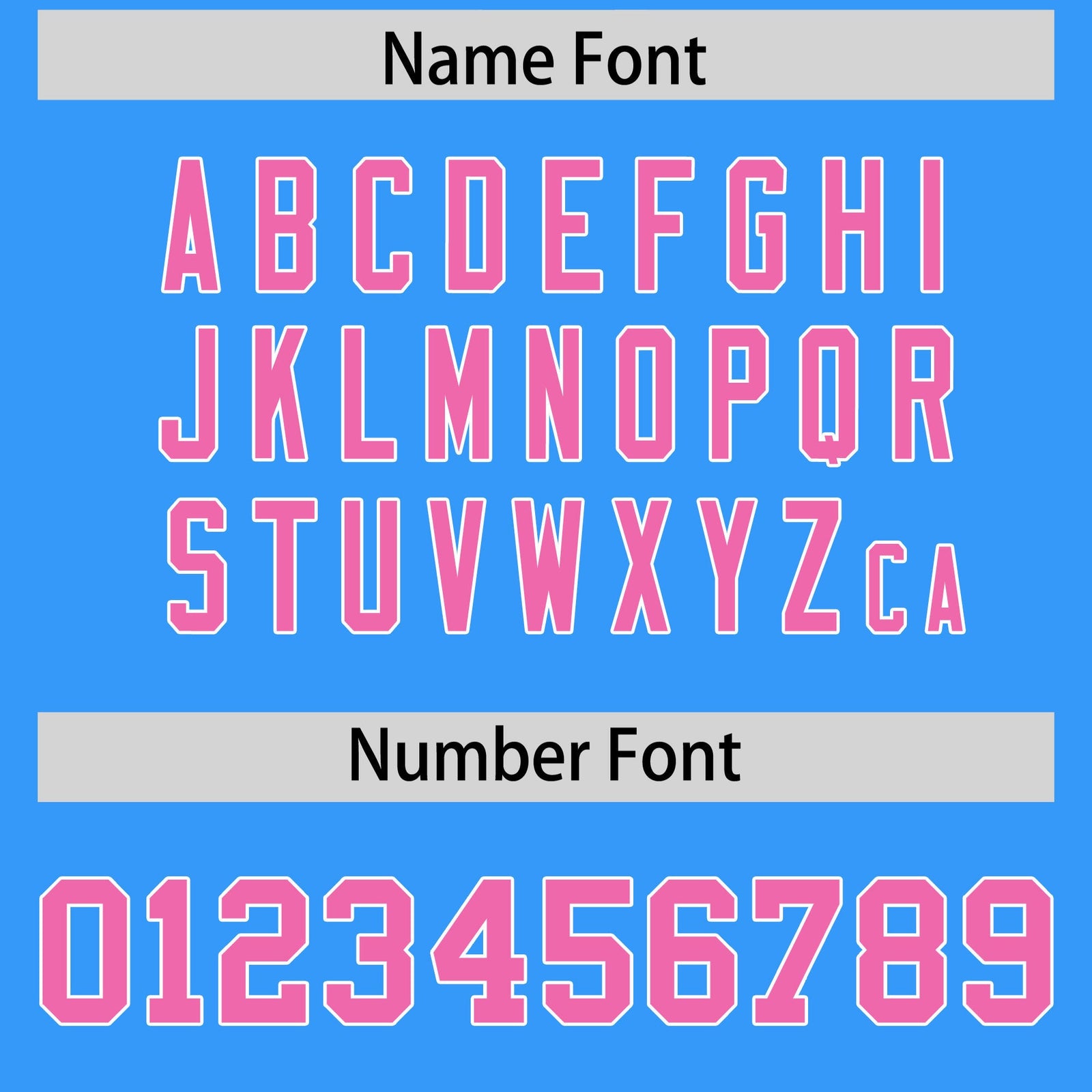 Custom Flag Football Jersey | Powder Blue Pink Color Block For Youth & Men | Add Name, Number & Logo | KXKSHOP