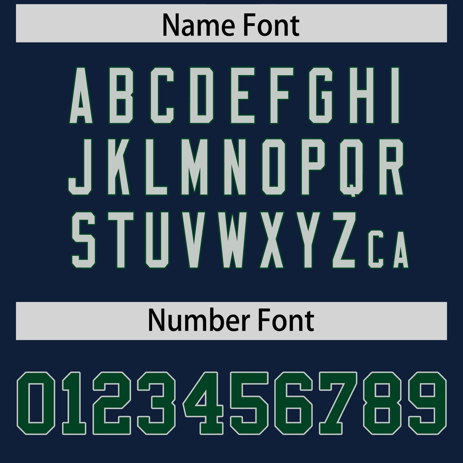 Custom Flag Football Jersey | Navy Green Color Block For Youth & Men | Add Name, Number & Logo | KXKSHOP