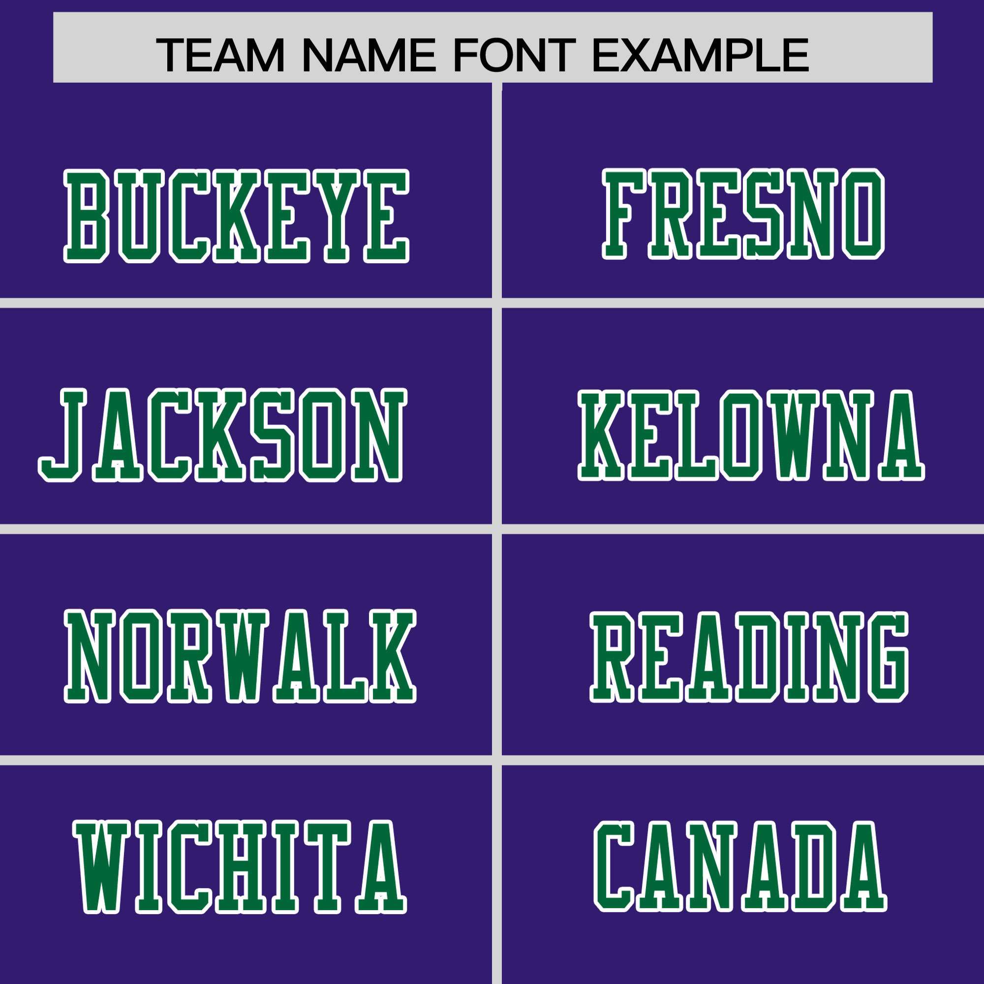 Custom Flag Football Jersey | Purple Kelly Green Color Block For Youth & Men | Add Name, Number & Logo | KXKSHOP