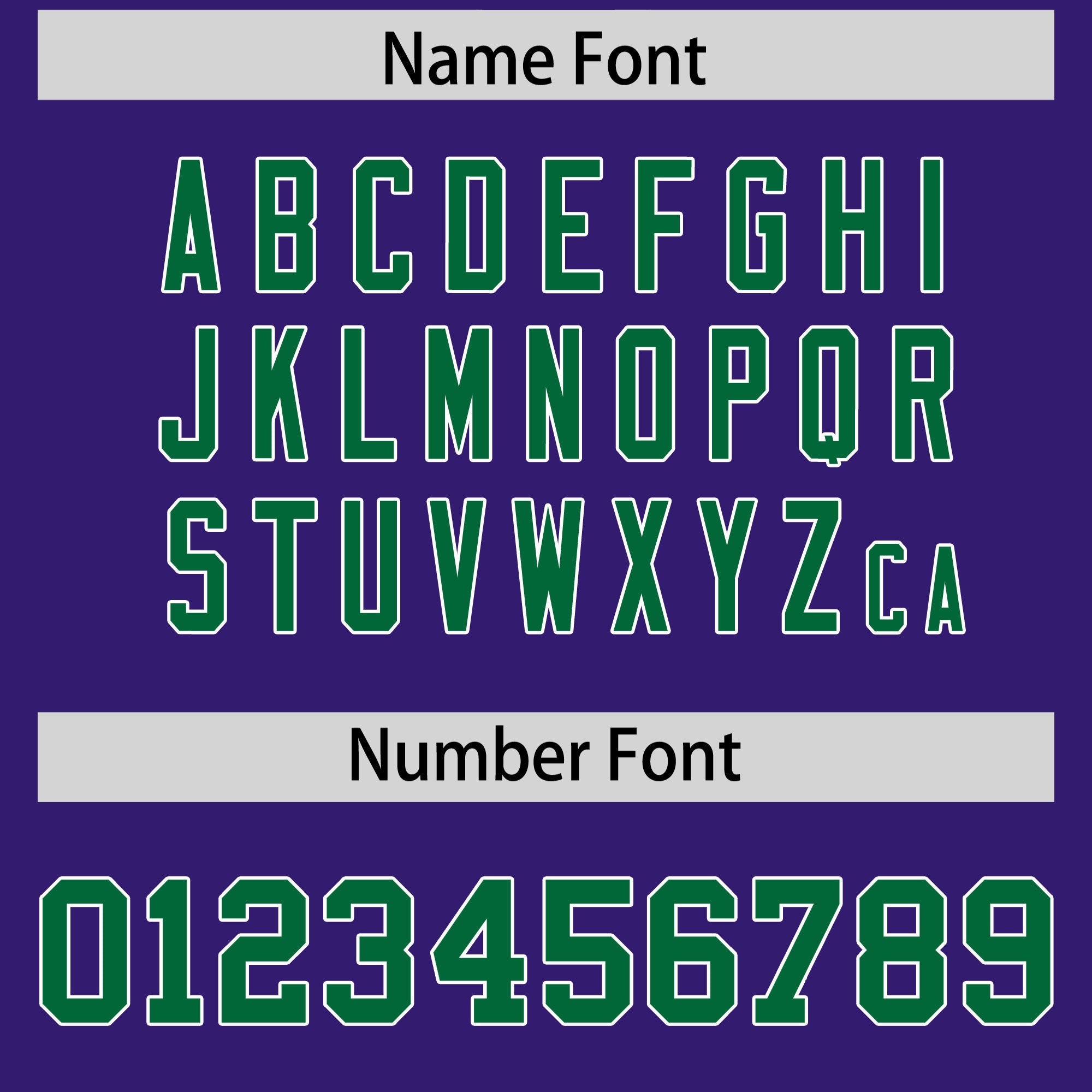 Custom Flag Football Jersey | Purple Kelly Green Color Block For Youth & Men | Add Name, Number & Logo | KXKSHOP