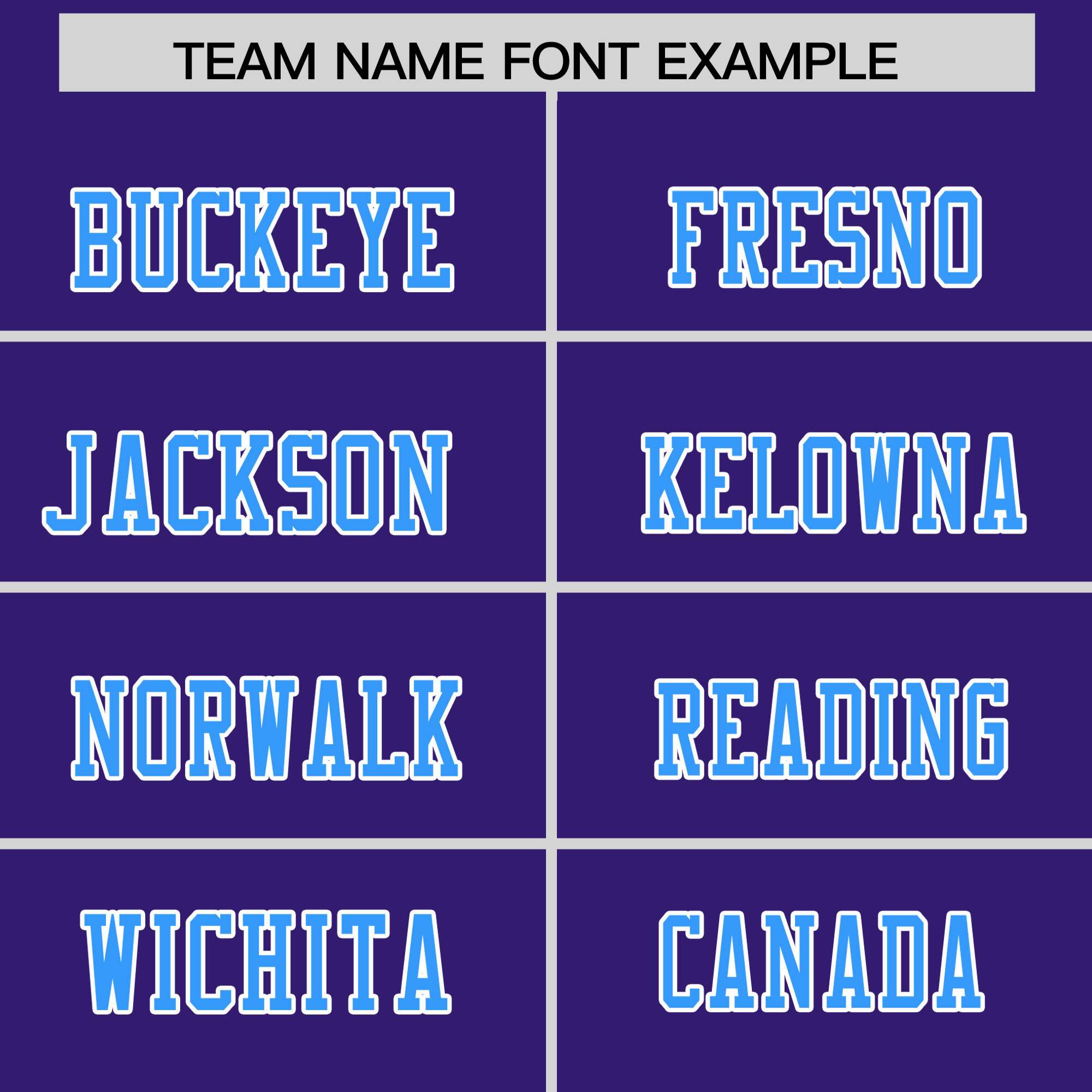 Custom Flag Football Jersey | Purple Light Blue Color Block For Youth & Men | Add Name, Number & Logo | KXKSHOP
