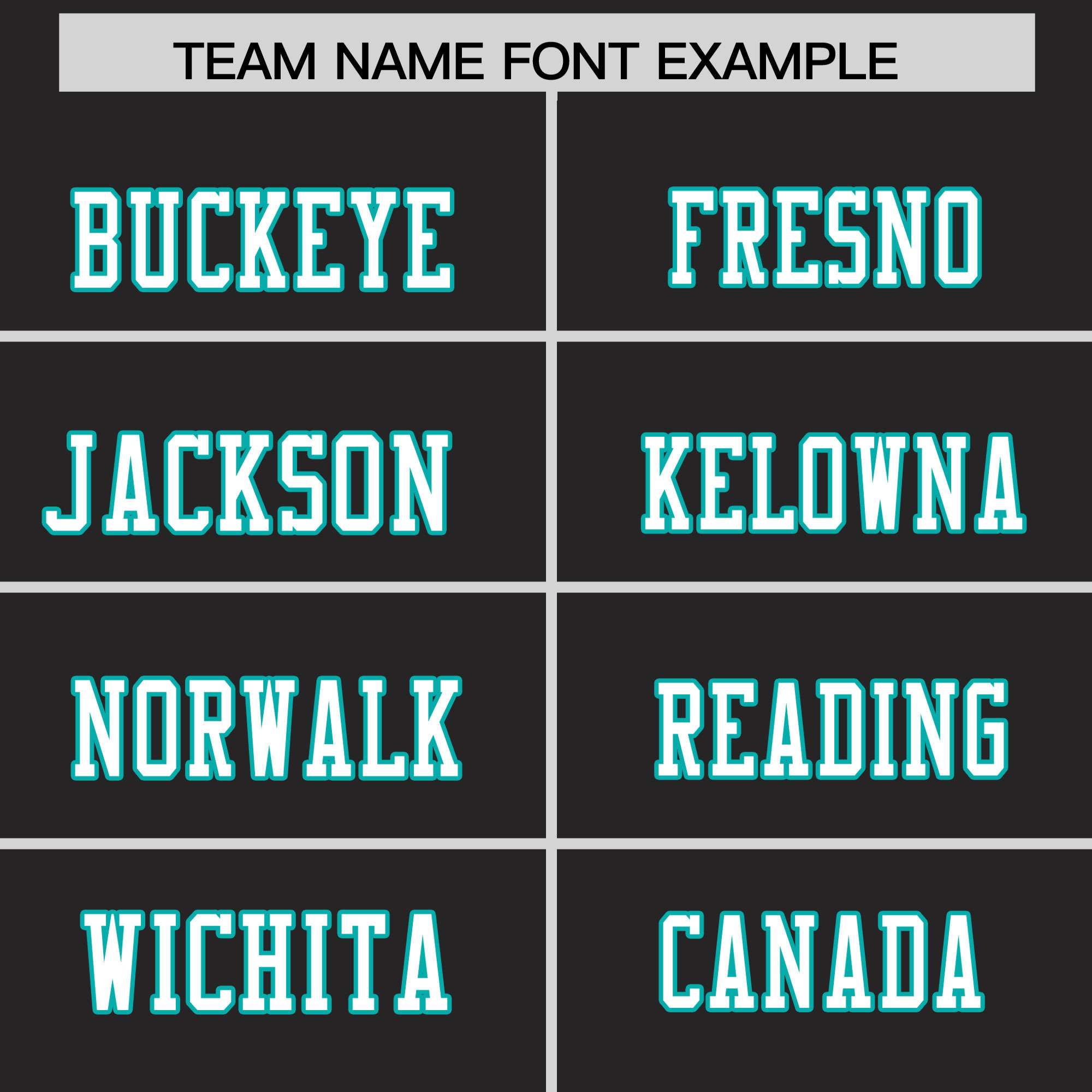 Custom Flag Football Jersey | Black Aqua Color Block For Youth & Men | Add Name, Number & Logo | KXKSHOP
