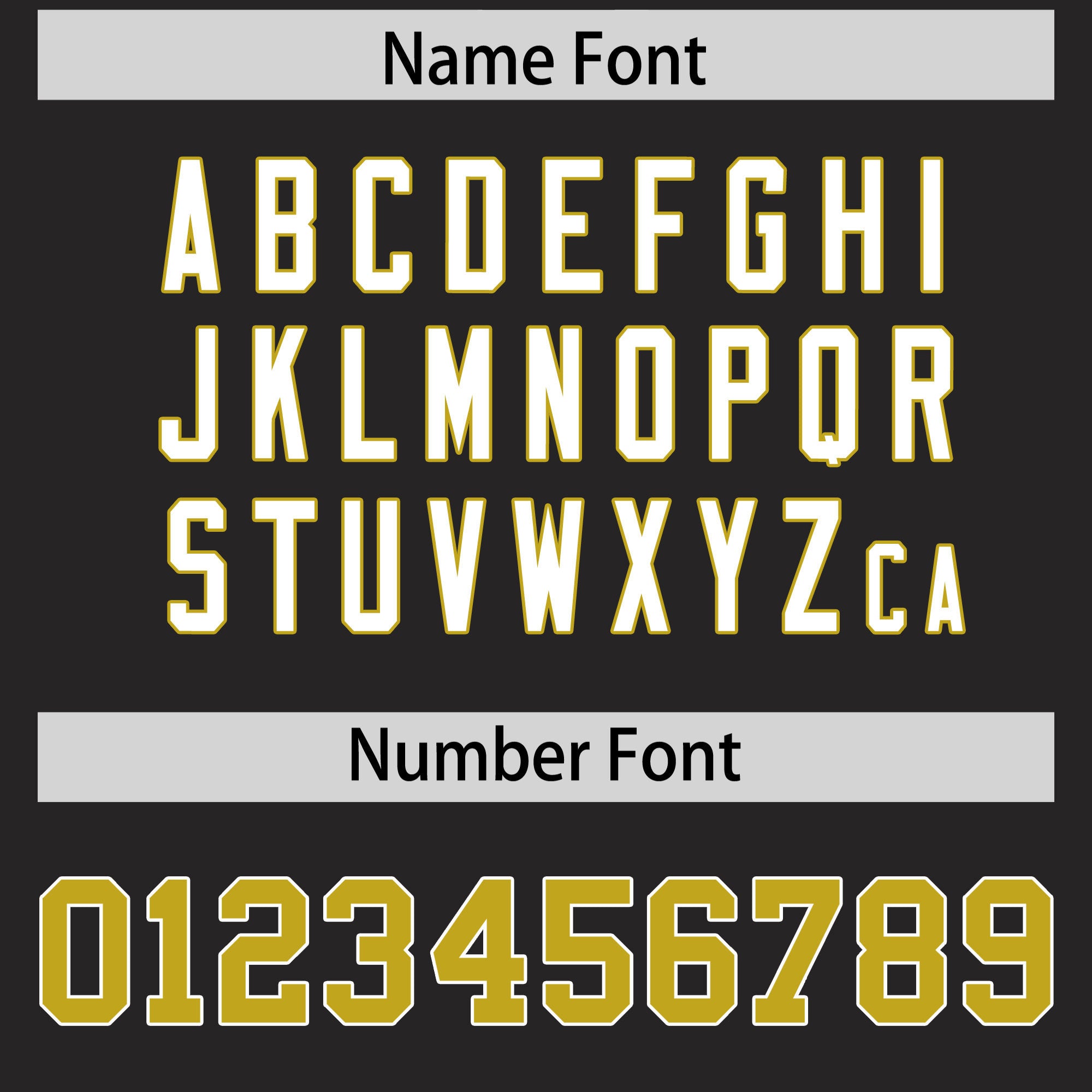 Custom Flag Football Jersey | Black Old Gold Color Block For Youth & Men | Add Name, Number & Logo | KXKSHOP