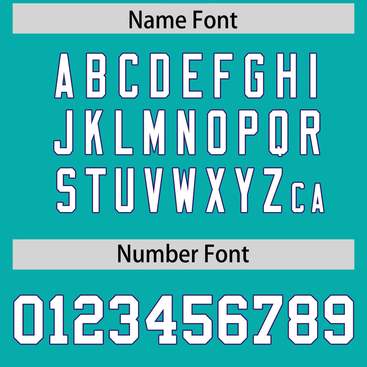 Custom Flag Football Jersey | Aqua Purple Color Block For Youth &amp; Men | Add Name, Number &amp; Logo | KXKSHOP