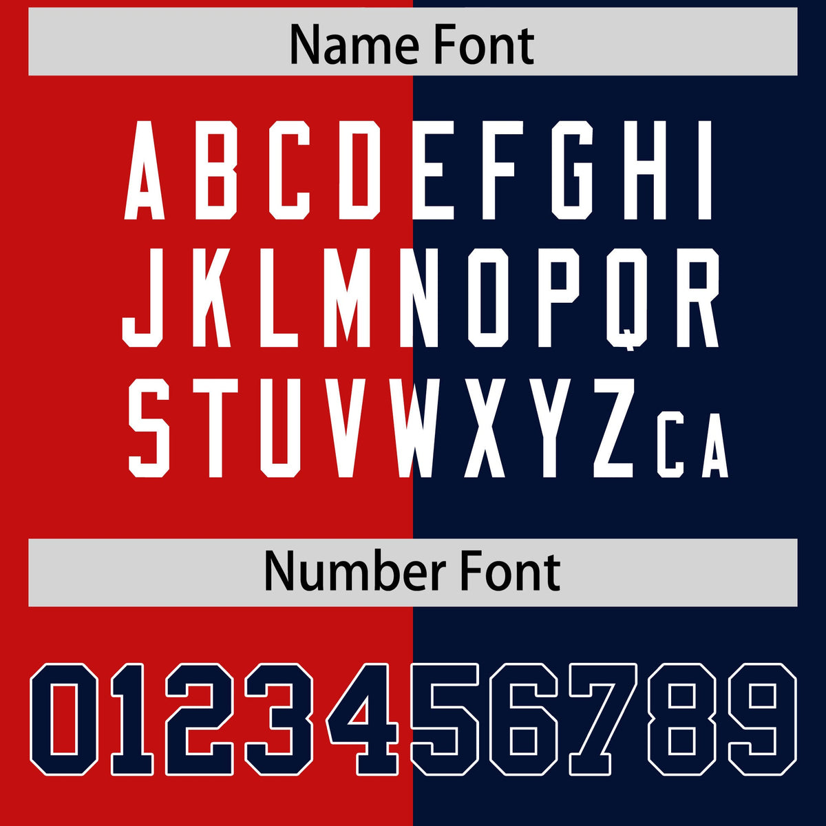 Custom Navy Red Four Squares Design Performance Polo Shirt