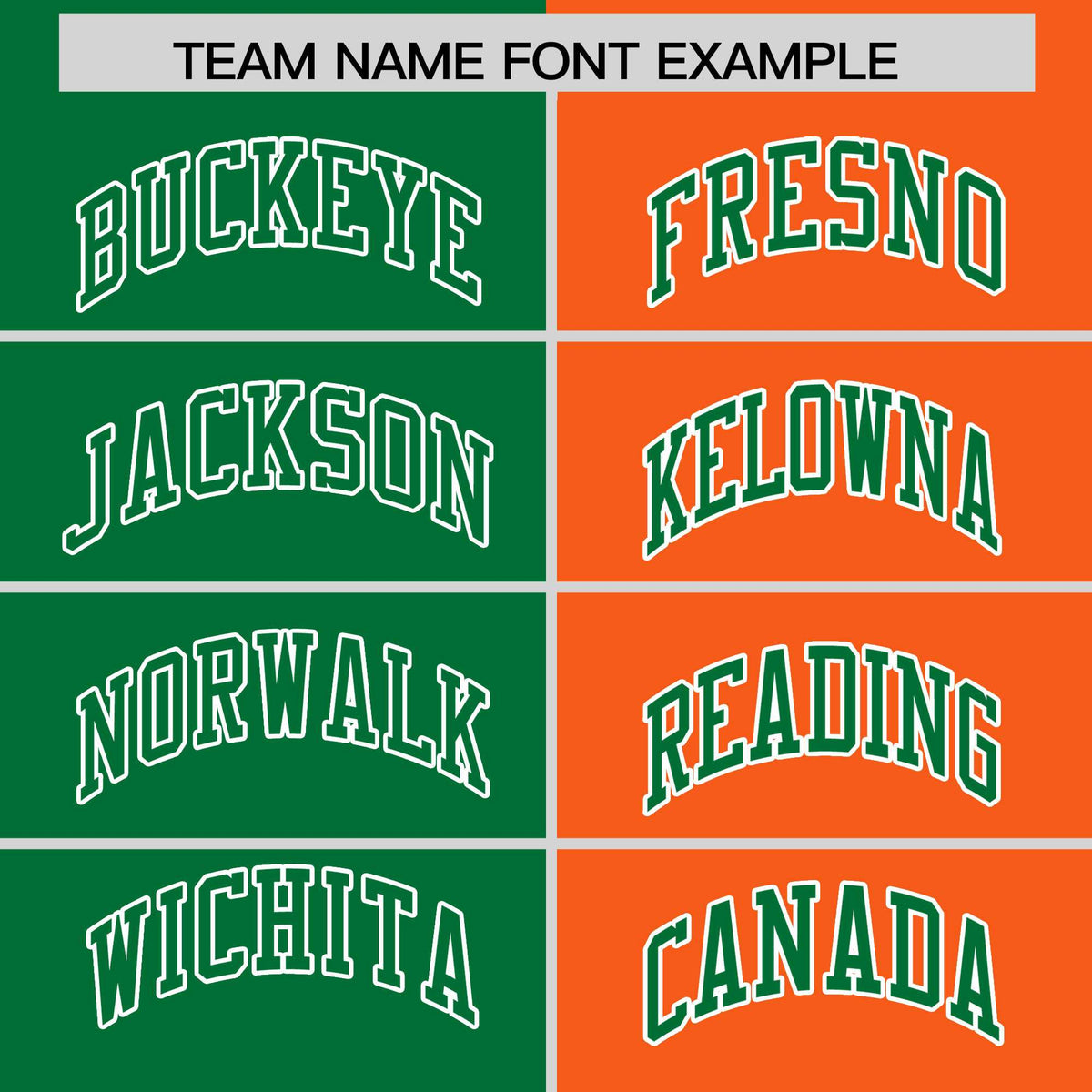 Custom Kelly Green Orange Four Squares Design Performance Polo Shirt