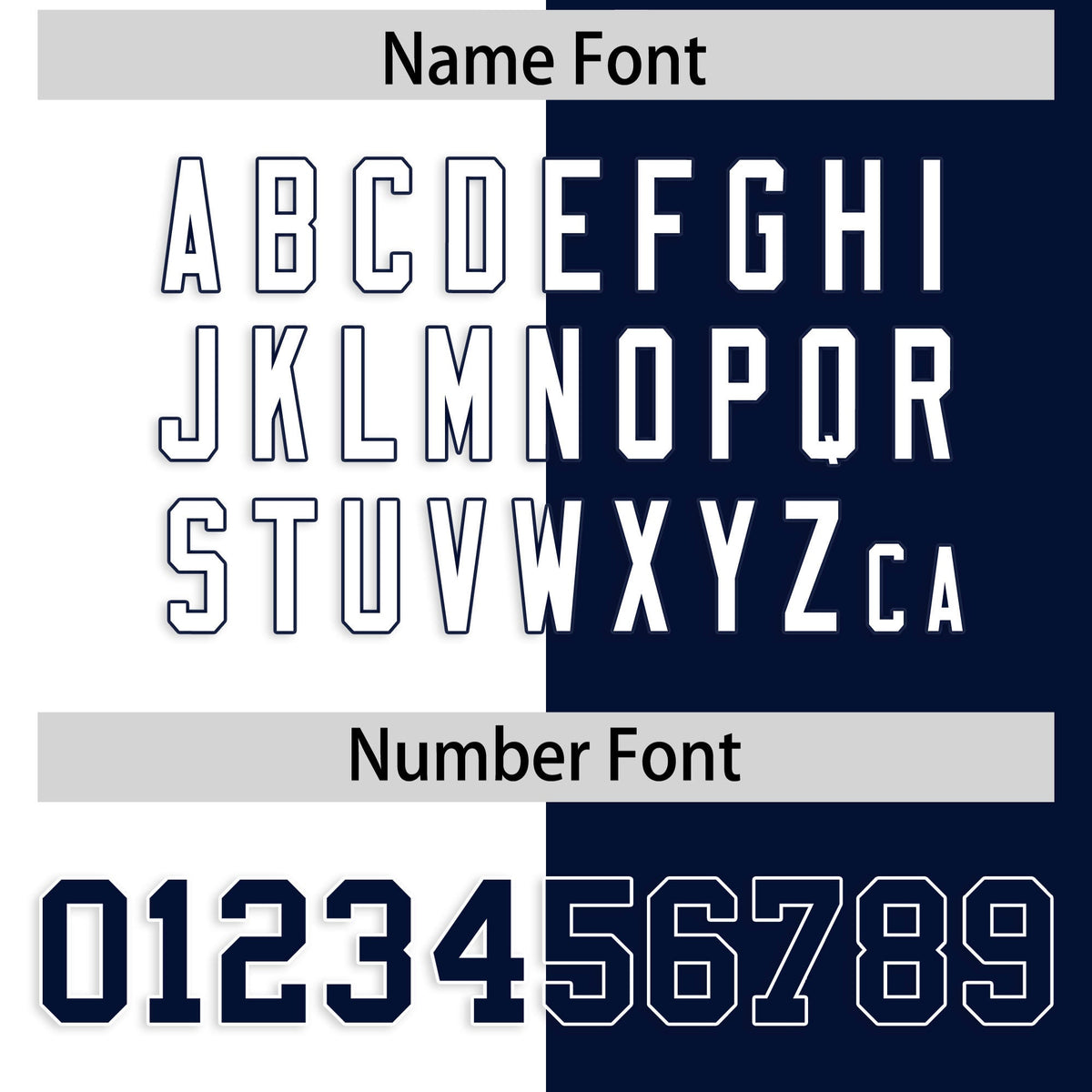 Custom Navy White Four Squares Design Performance Polo Shirt