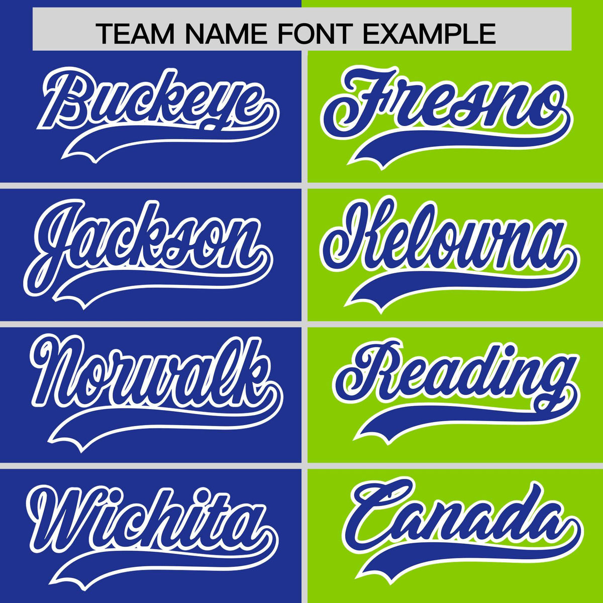 Custom Royal Neon Green Four Squares Design Performance Polo Shirt