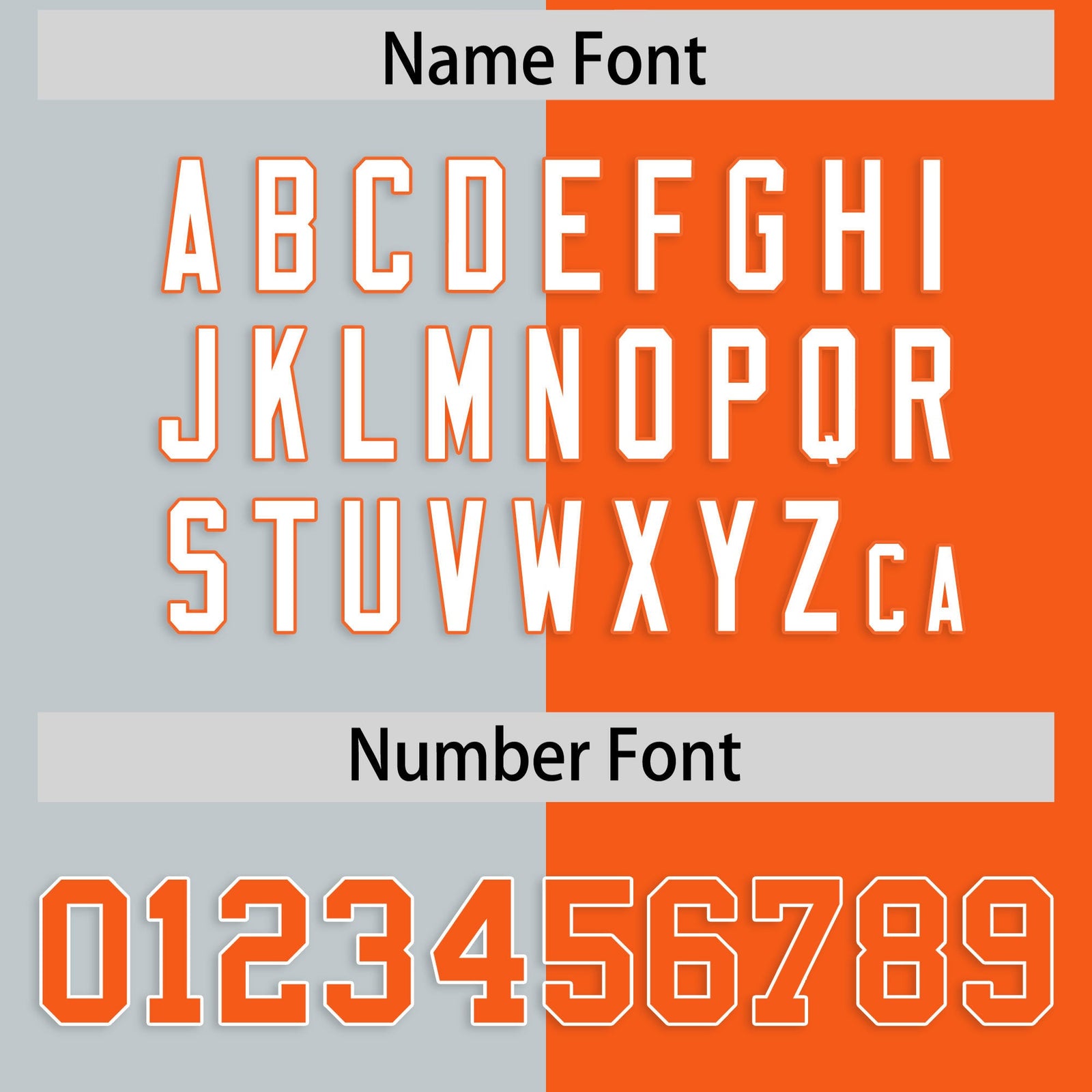 Custom Orange Silver Four Squares Design Performance Polo Shirt