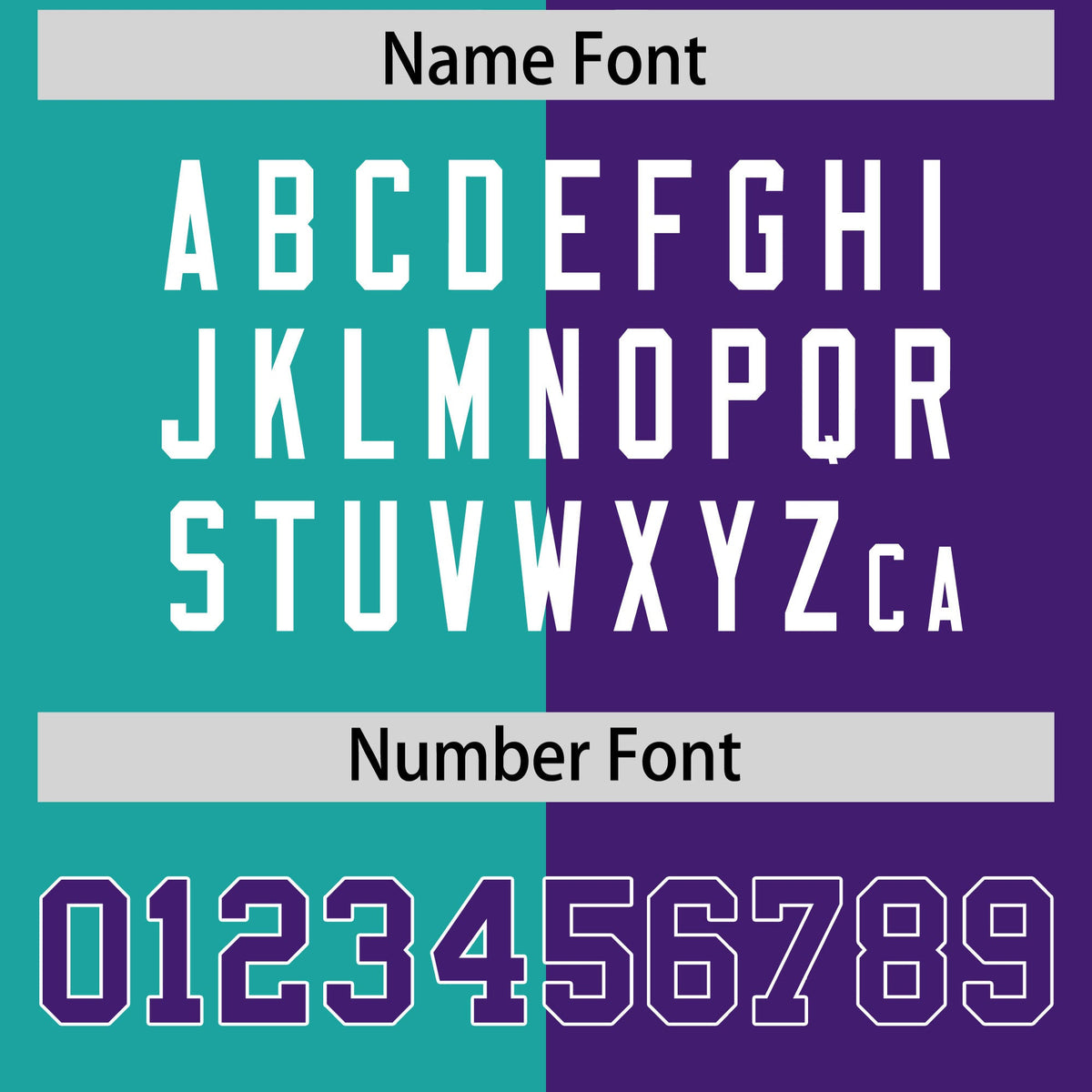 Custom Purple Aqua Four Squares Design Performance Polo Shirt