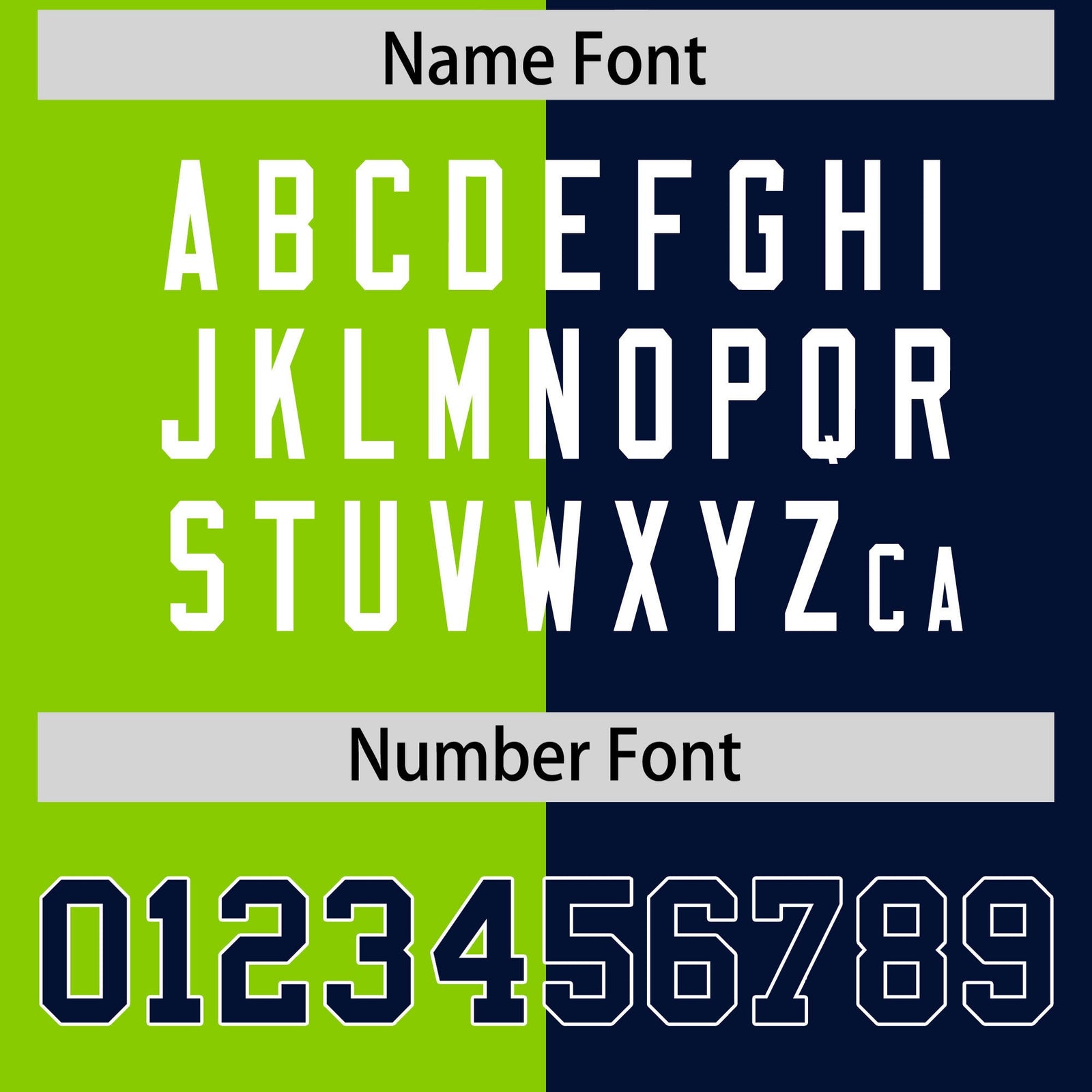 Custom Navy Neon Green Four Squares Design Performance Polo Shirt