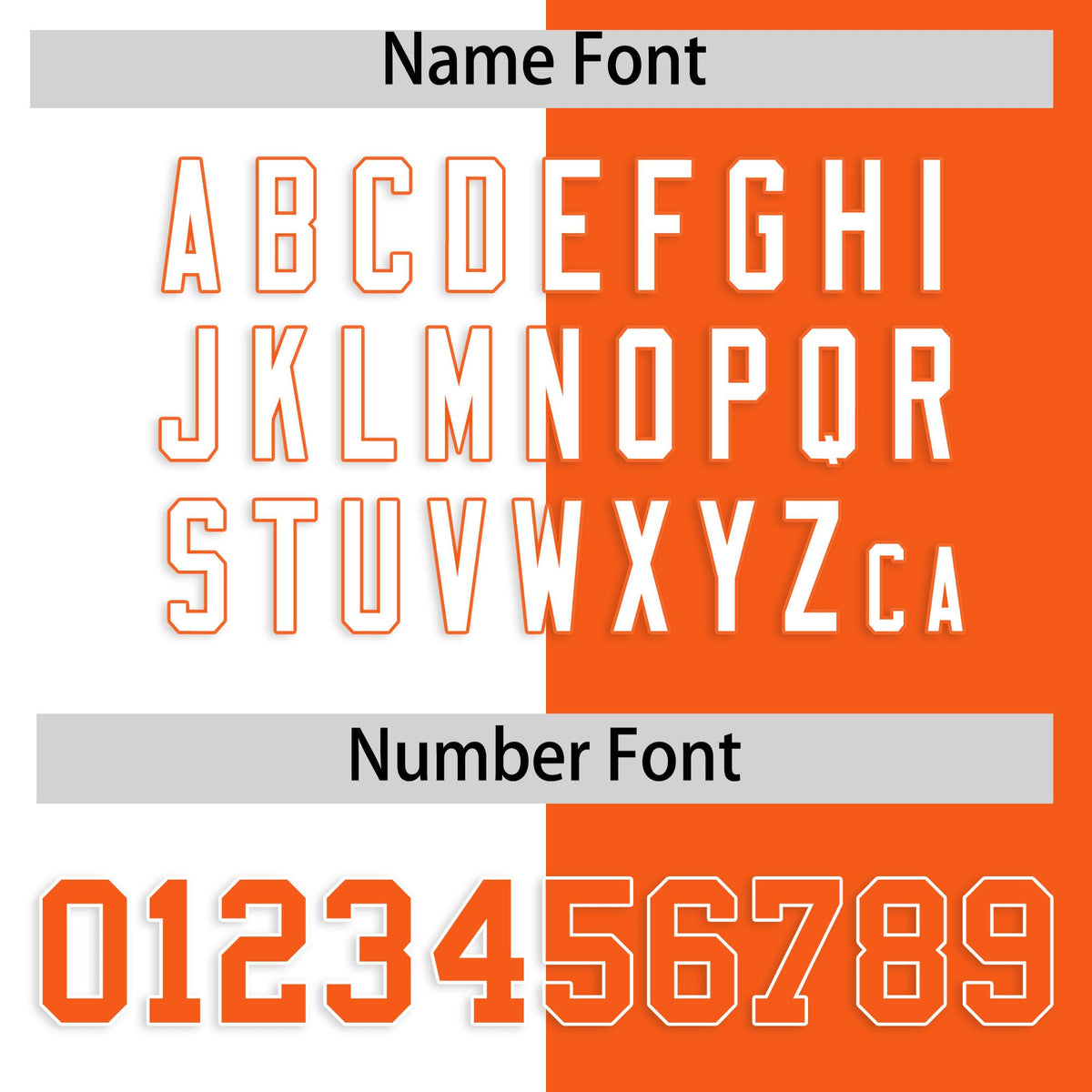 Custom White Orange Four Squares Design Performance Polo Shirt