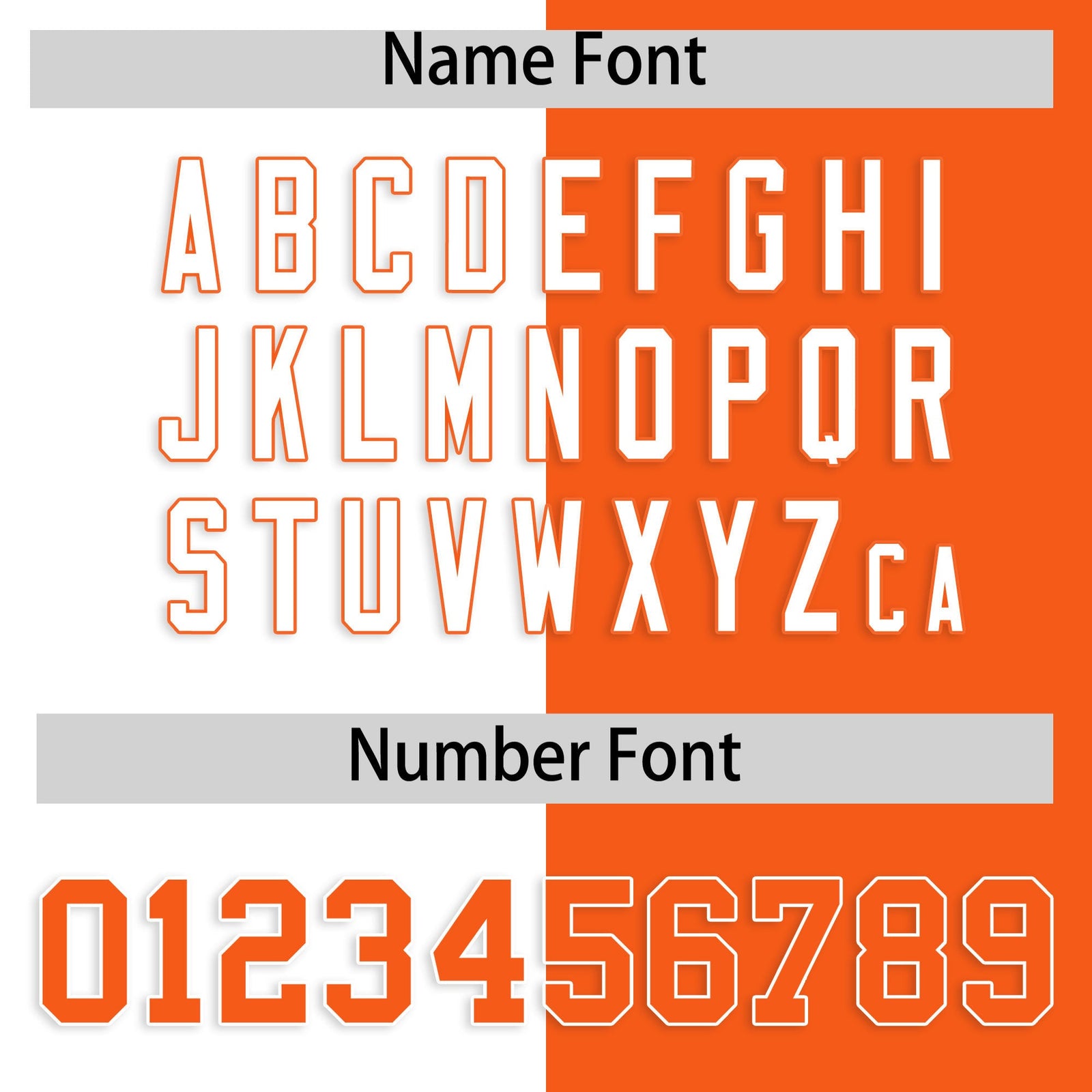 Custom White Orange Four Squares Design Performance Polo Shirt