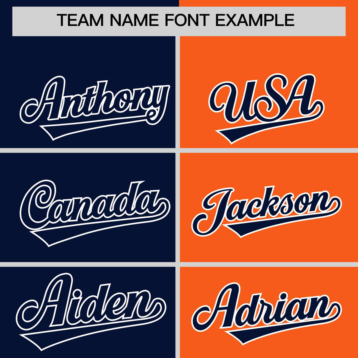 Custom Navy Orange Four Squares Design Performance Polo Shirt