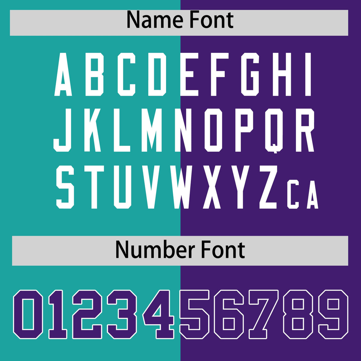 Custom Purple Aqua Four Squares Design Performance Polo Shirt