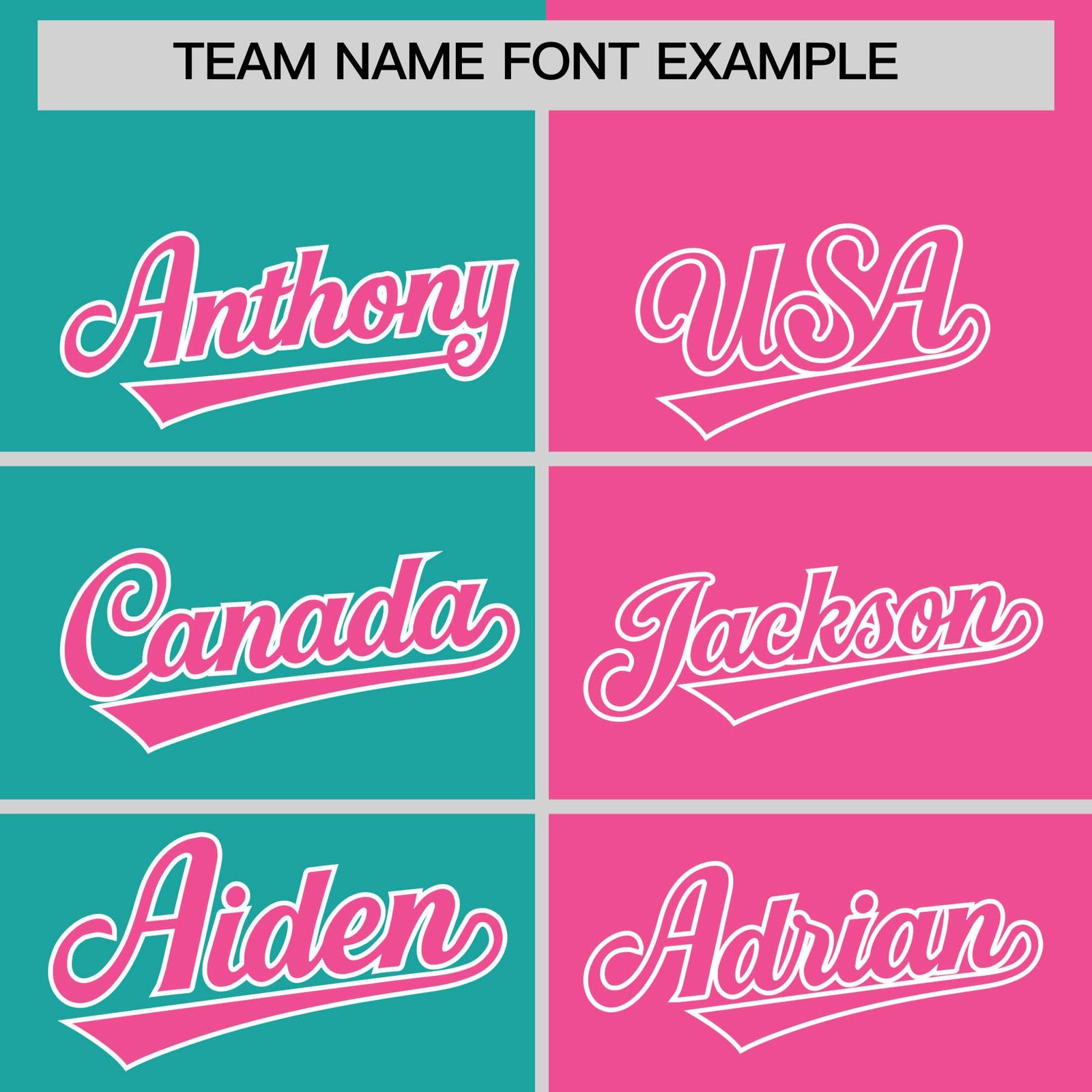 Custom Aqua Pink Four Squares Design Performance Polo Shirt