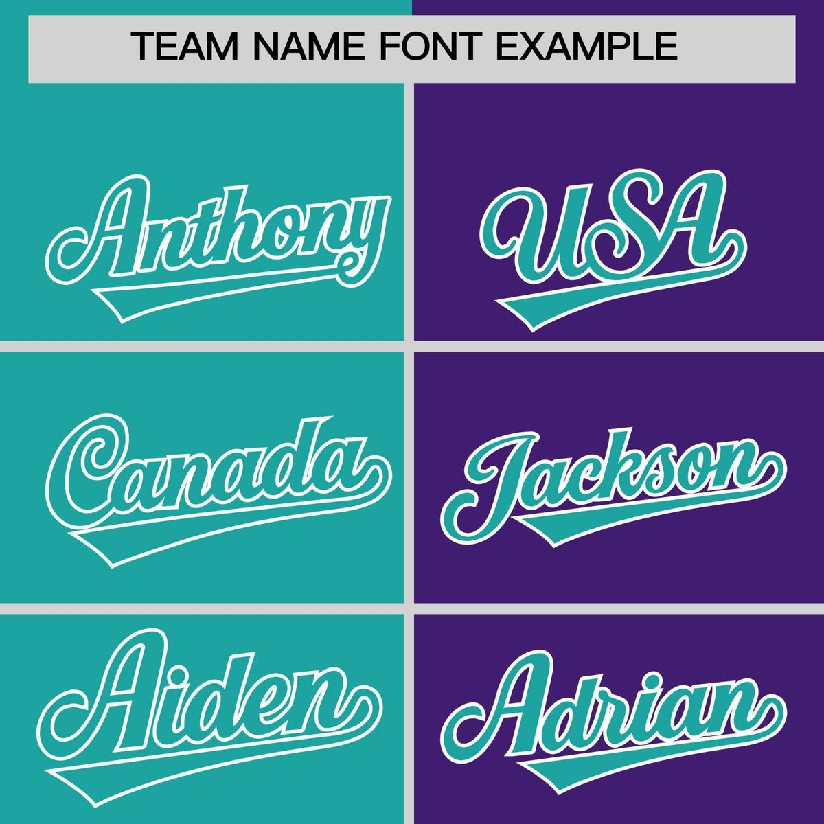 Custom Aqua Purple Four Squares Design Performance Polo Shirt