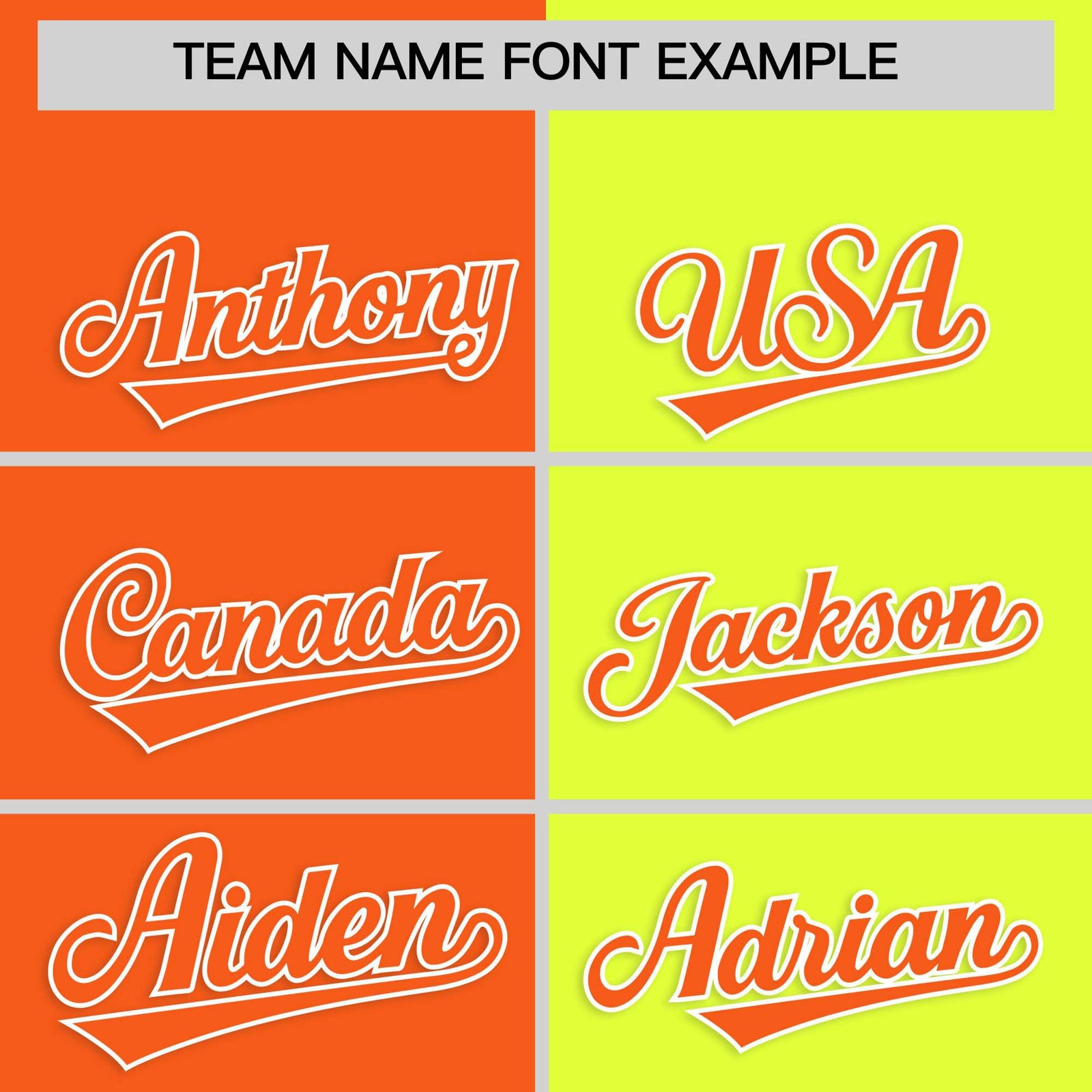 Custom Orange Fluorescent Green Four Squares Design Performance Polo Shirt