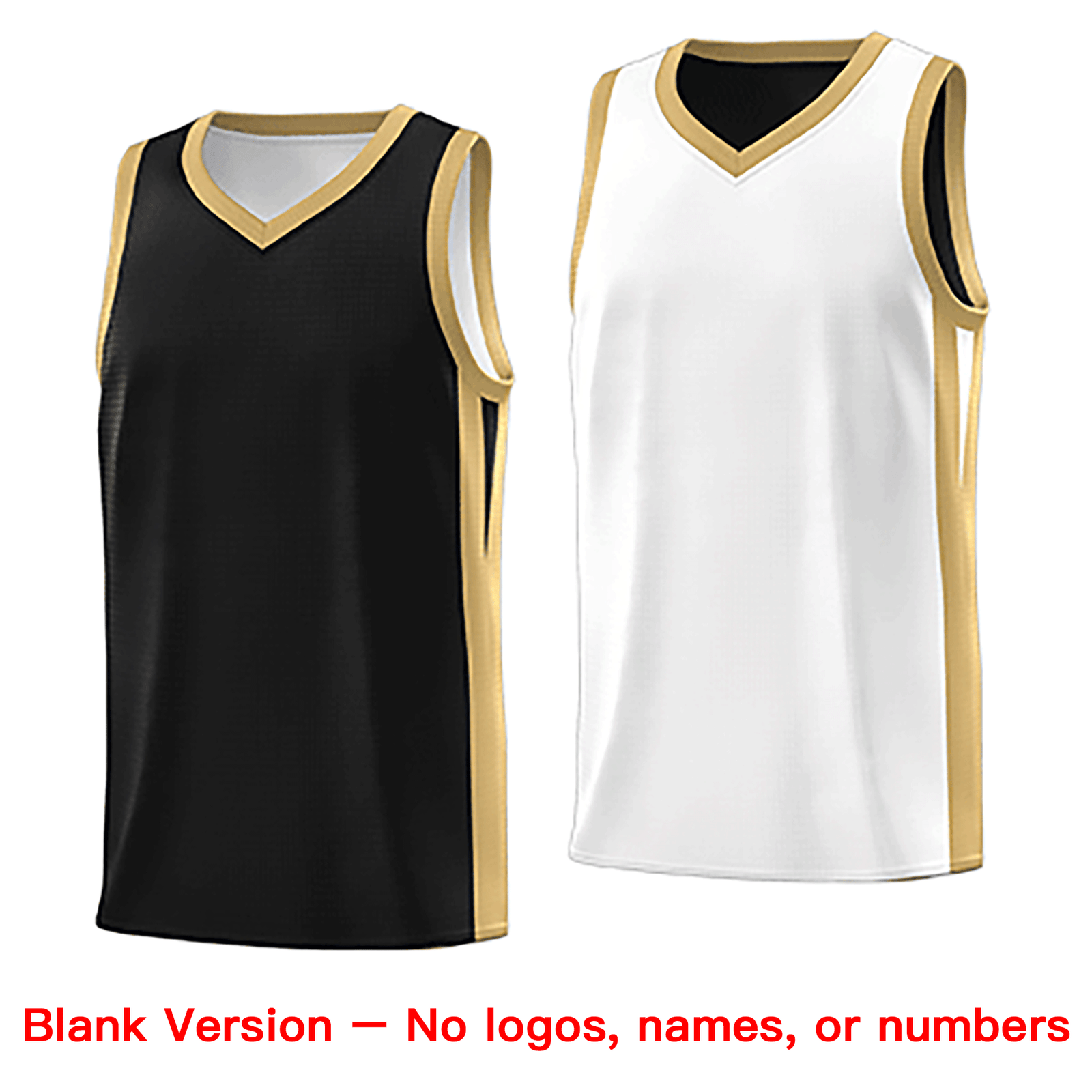 Custom Black White Double Side Sets Design Sportswear Basketball Jersey