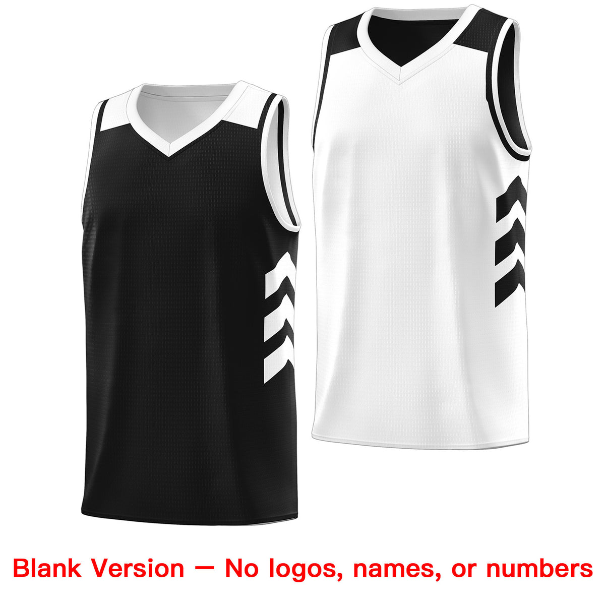 Custom Black White Double Side Sets Design Sportswear Basketball Jersey