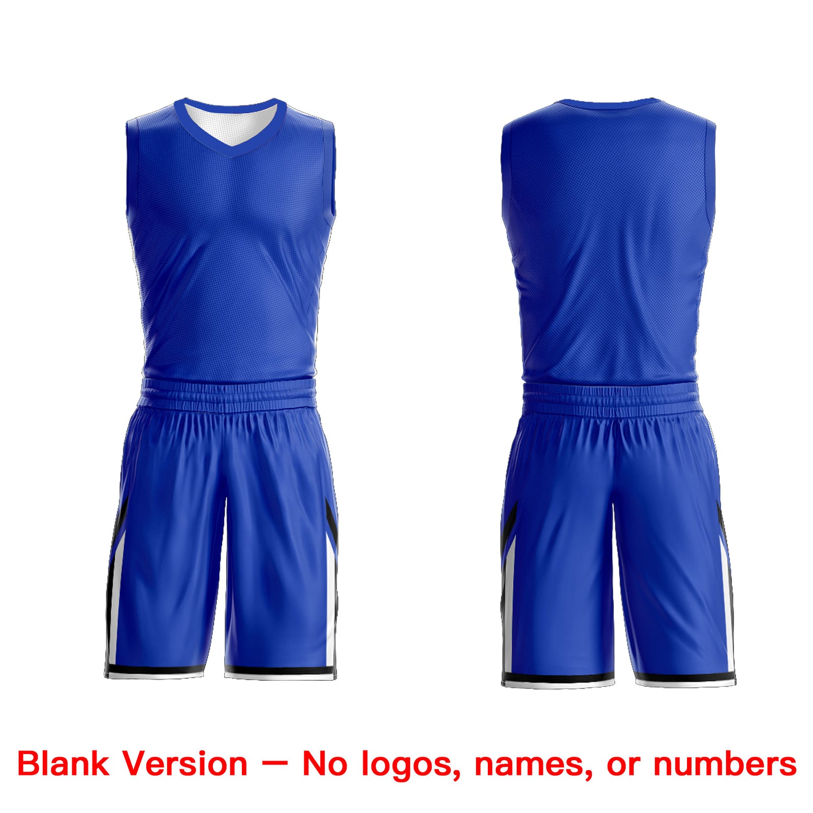 Custom Royal White Double Side Sets Design Sportswear Basketball Jersey