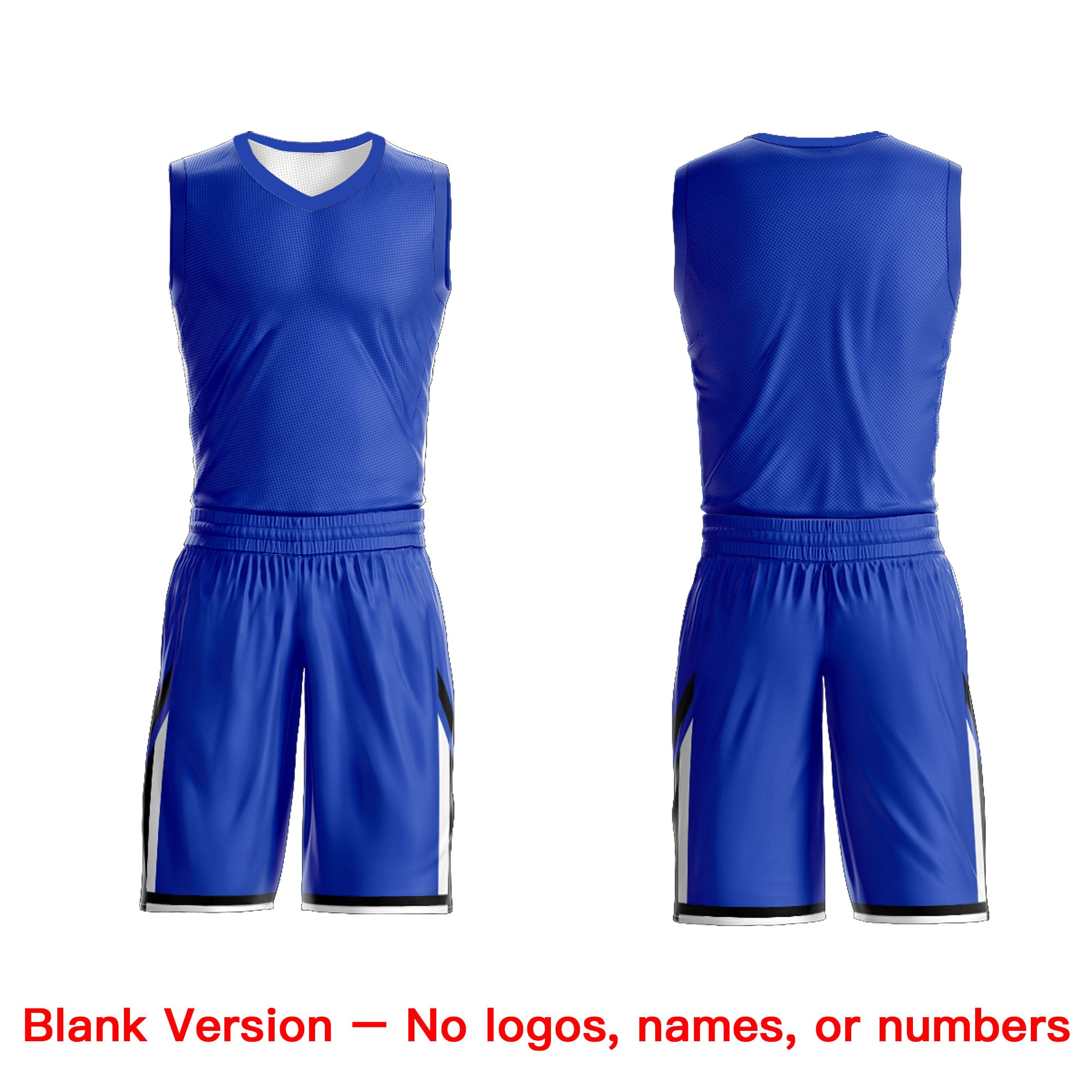 Custom Royal White Double Side Sets Design Sportswear Basketball Jersey