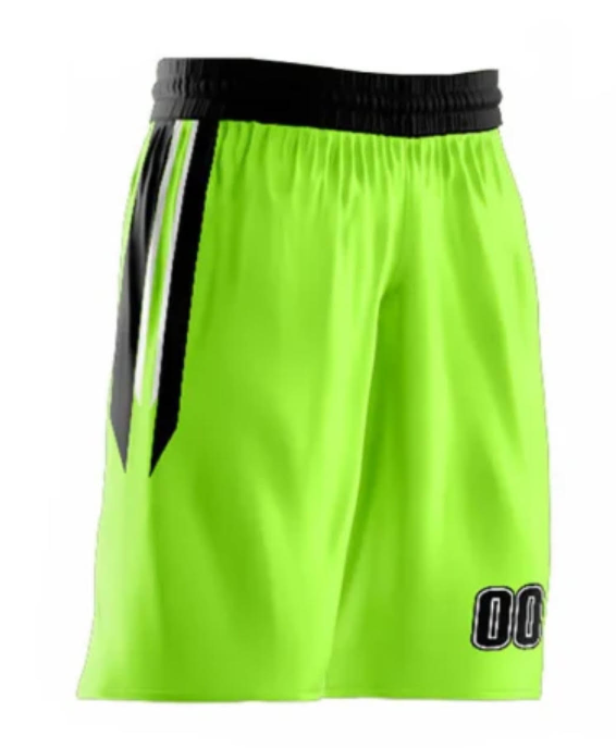 Fans-Made |Custom Lime Green Basketball Shorts¨C Available for Reorder