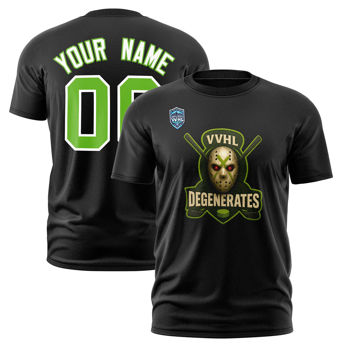 VVHL Black Green-Khaki S7-Degenerates-2 T-Shirt