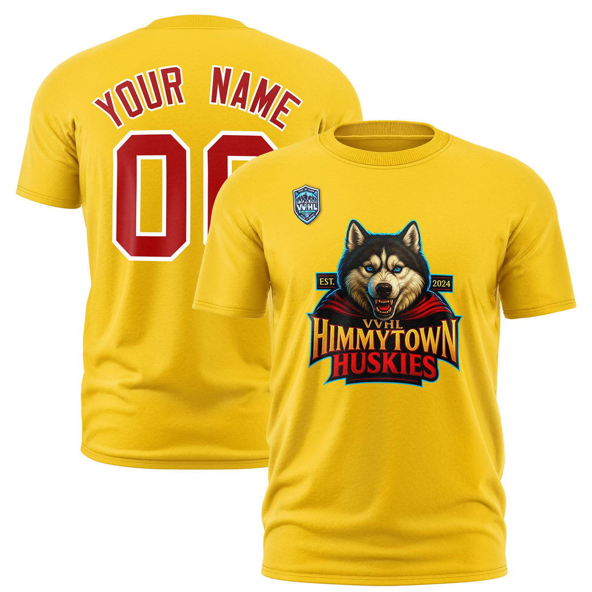 VVHL Gold Sky Blue-Red S7-Himmytown-huskies-1 T-Shirt