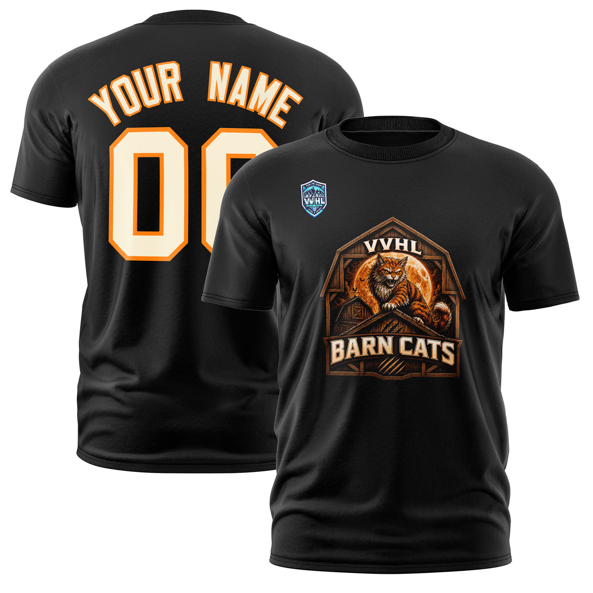 VVHL S11 Barn Cats Black T-Shirs