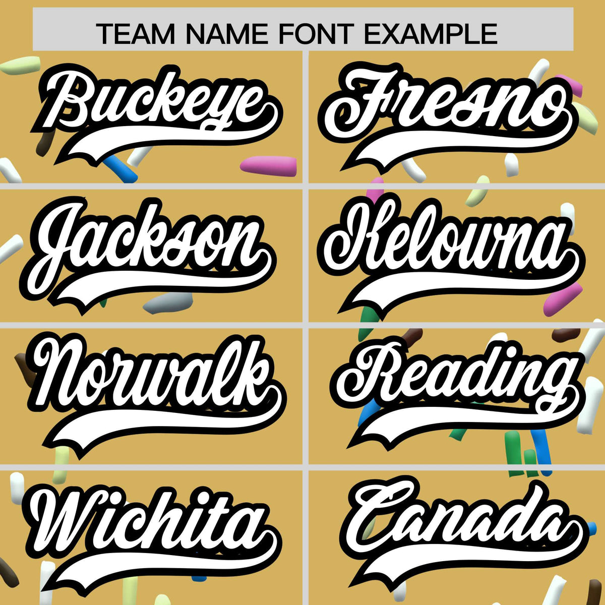 Custom Old Gold Ice Cream Cone Graffiti Pattern Fashion Authentic T-Shirt