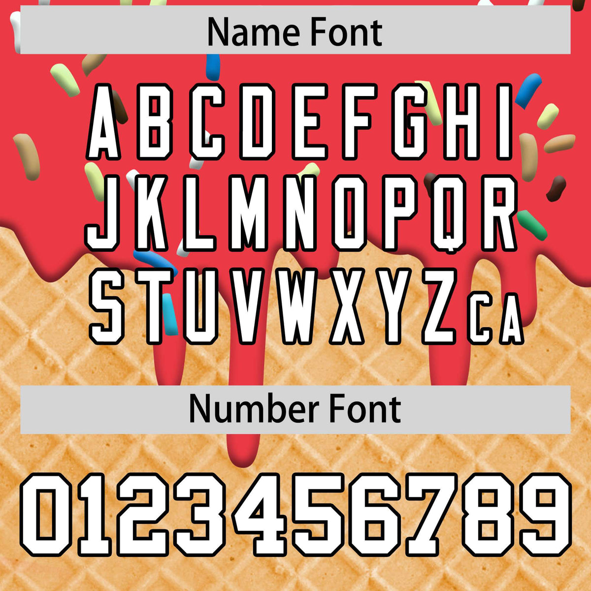 Custom Light Red Ice Cream Cone Graffiti Pattern Fashion Authentic T-Shirt