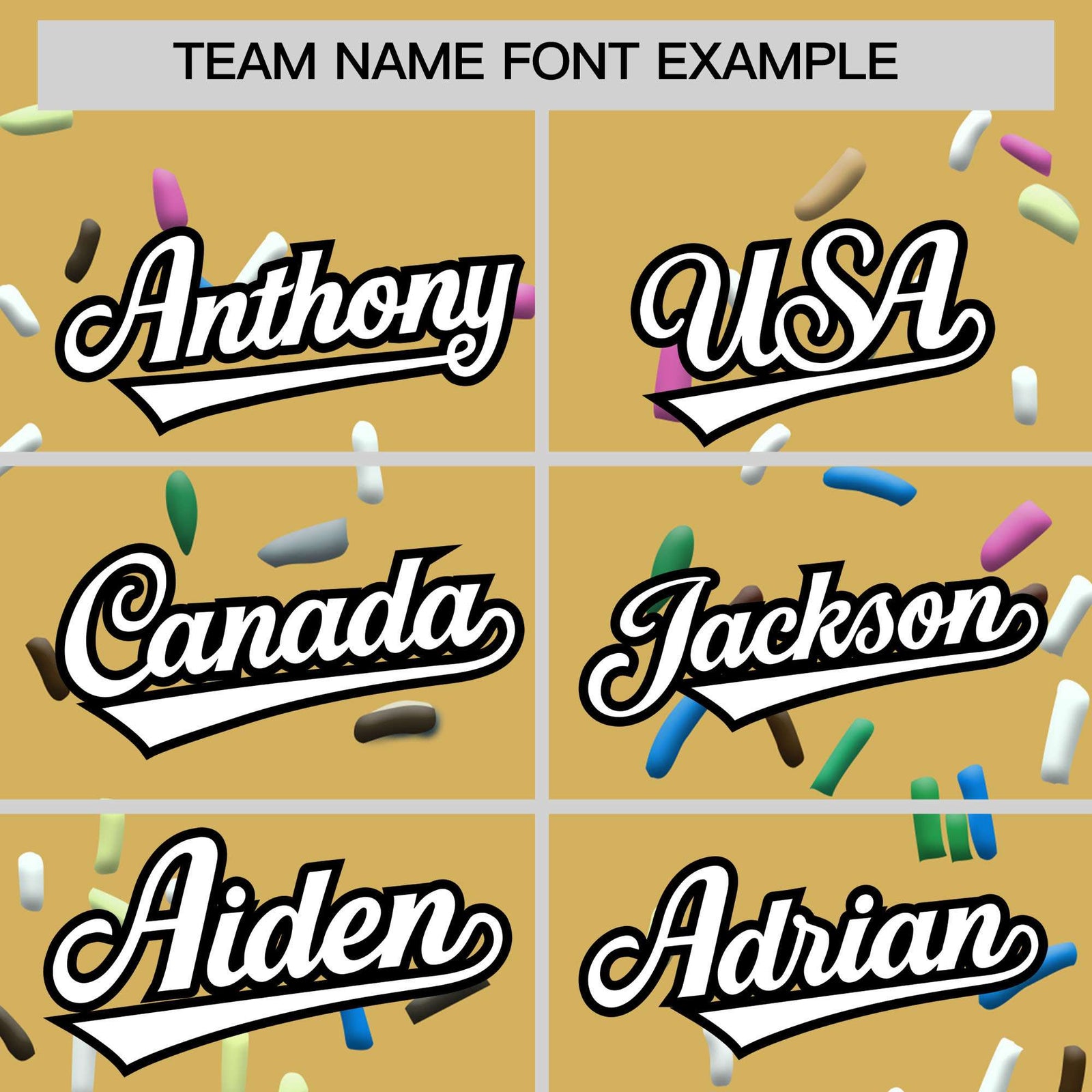 Custom Old Gold Ice Cream Cone Graffiti Pattern Fashion Authentic T-Shirt