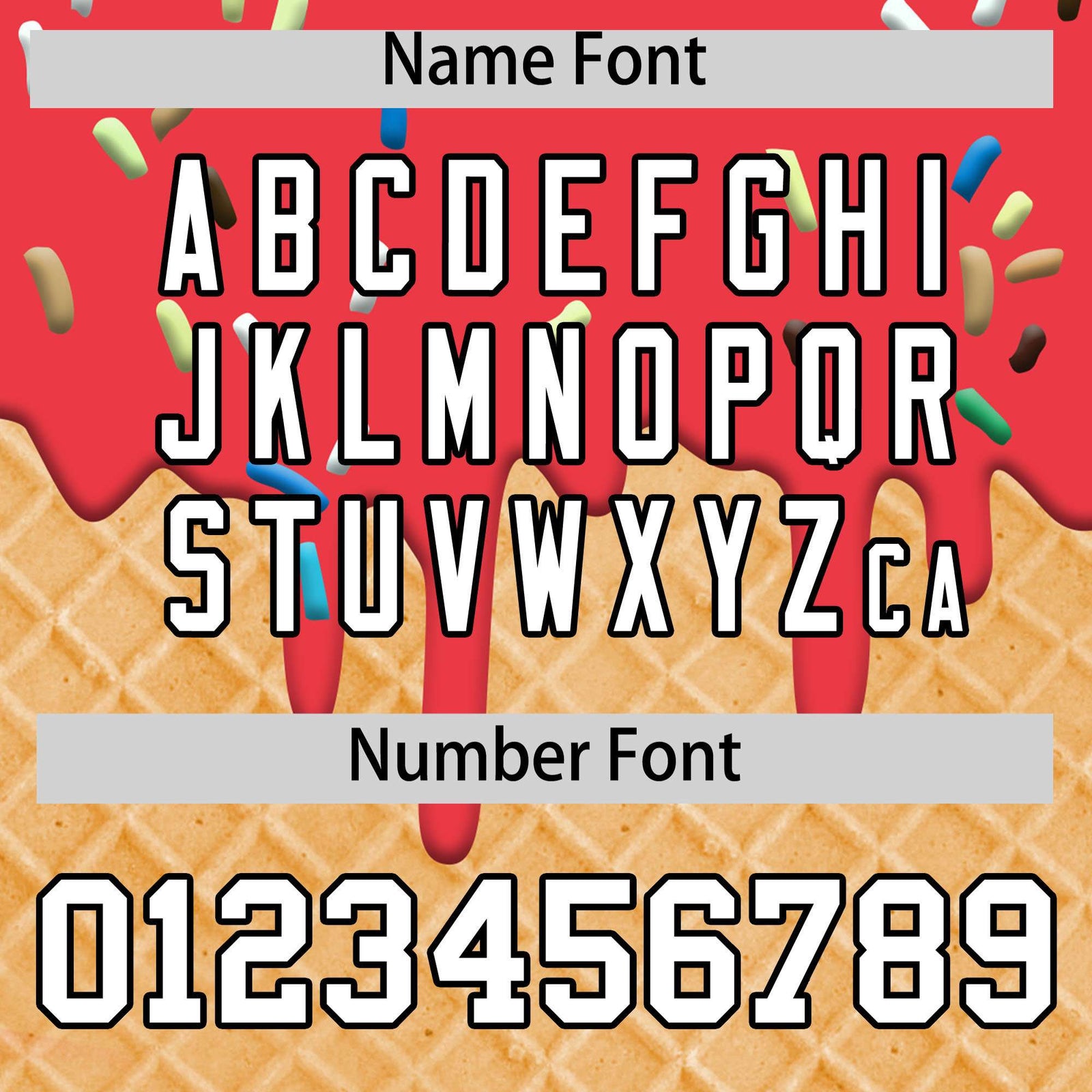 Custom Light Red Ice Cream Cone Graffiti Pattern Fashion Authentic T-Shirt