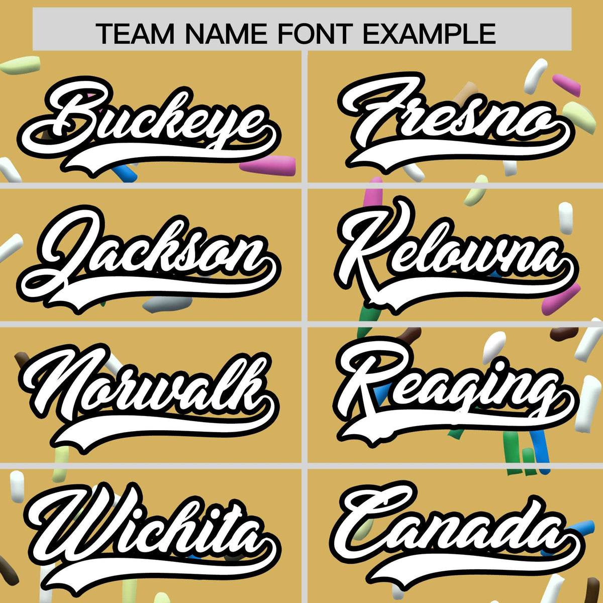 Custom Old Gold Ice Cream Cone Graffiti Pattern Fashion Authentic T-Shirt