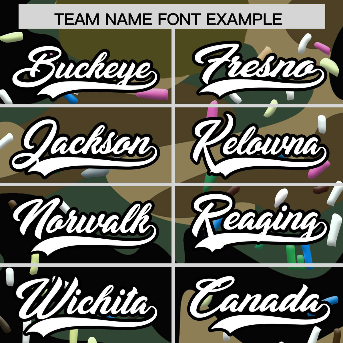 Custom Camo Ice Cream Cone Graffiti Pattern Fashion Authentic T-Shirt