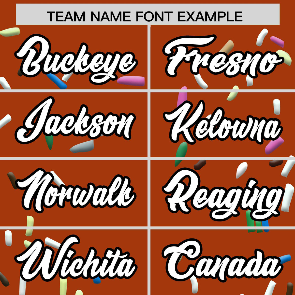 Custom Texas Orange Ice Cream Cone Graffiti Pattern Fashion Authentic T-Shirt