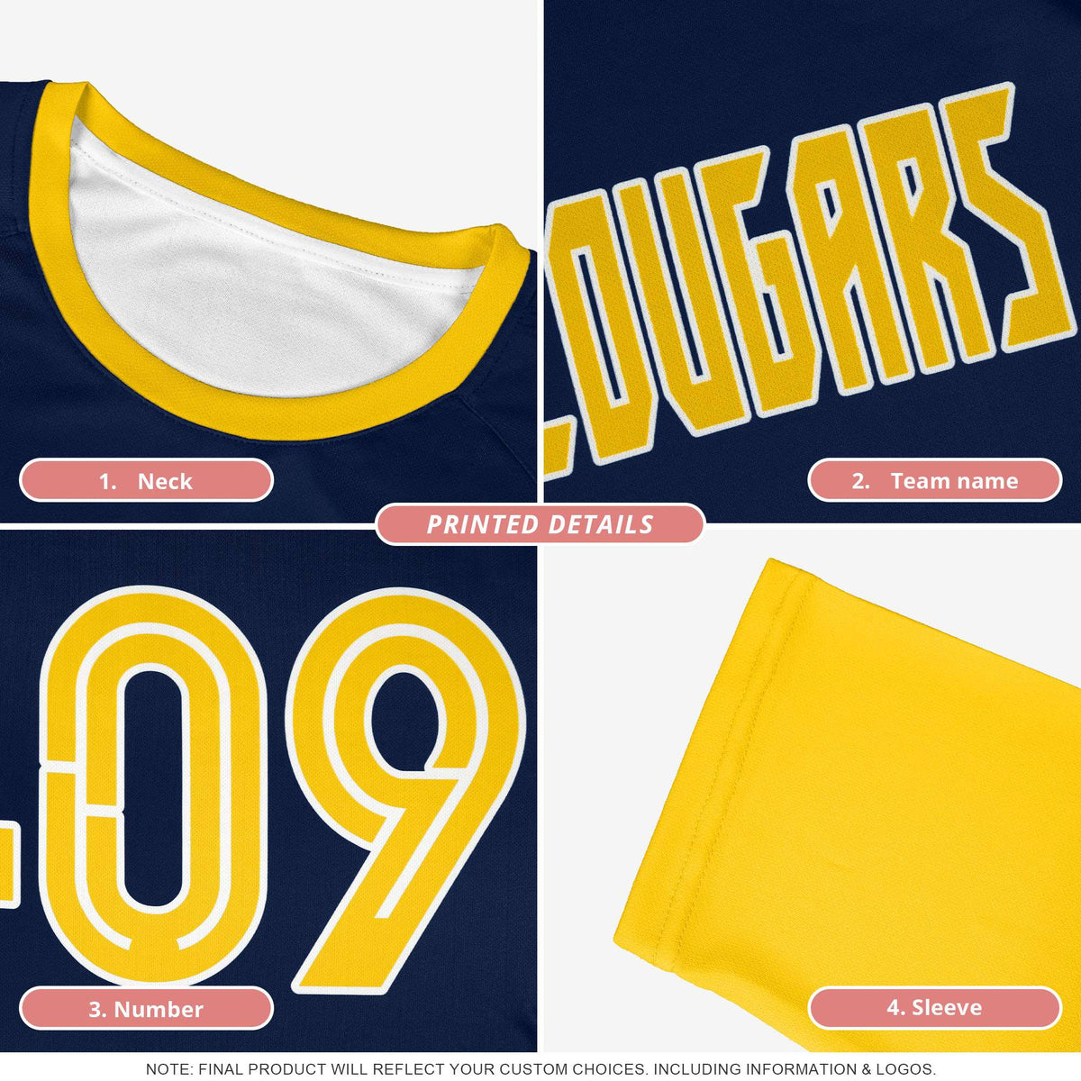 Custom Yellow Ice Cream Cone Graffiti Pattern Fashion Authentic T-Shirt