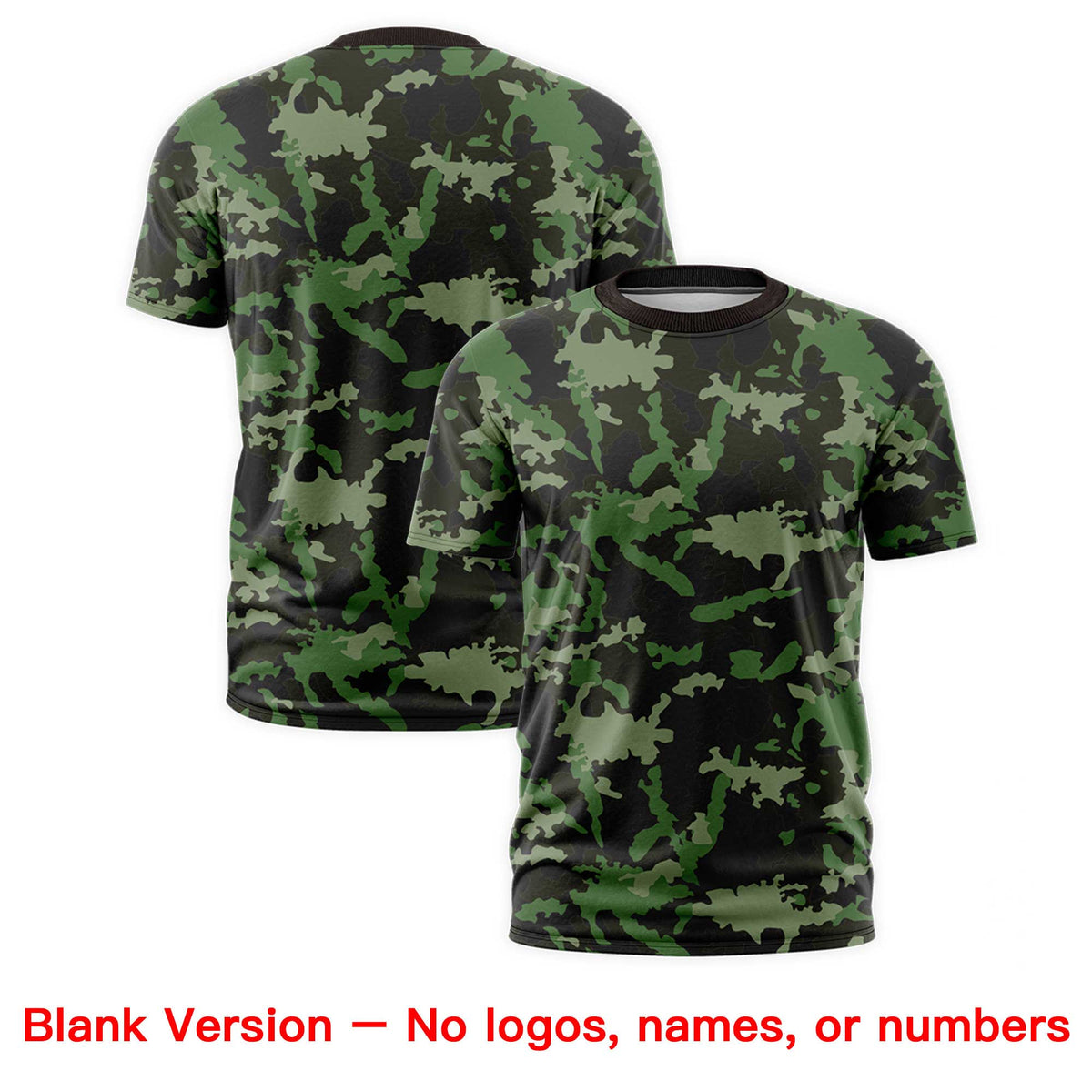 Custom Camo T-shirts Brown White Jungle Camouflage Outdoor Shirts