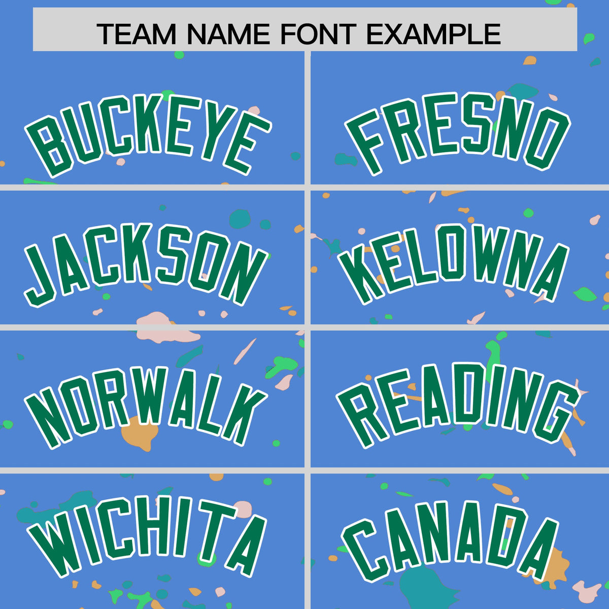 Custom Light Blue Kelly Green White Spray Painting Graffiti Pattern Personalization T-shirt| KXKSHOP