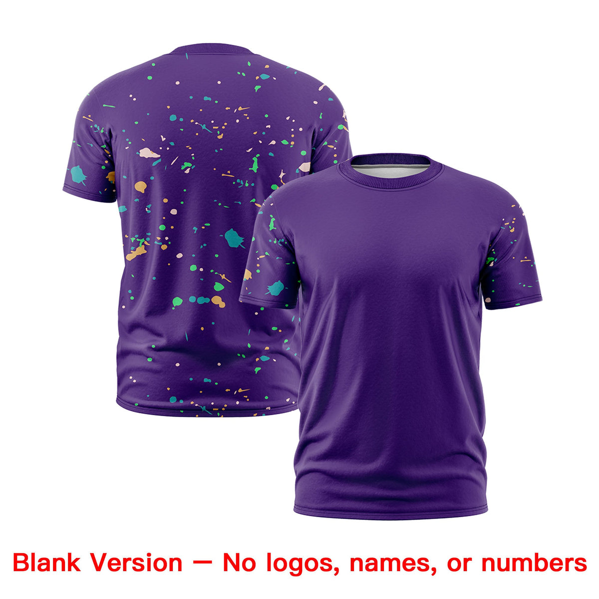 Custom Purple Pink White Spray Painting Graffiti Pattern Personalization T-shirt| KXKSHOP