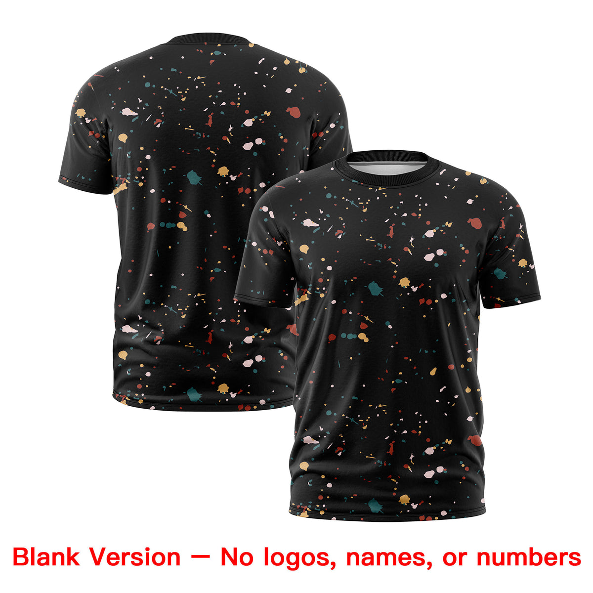 Custom White Black White Spray Painting Graffiti Pattern Personalization T-shirt| KXKSHOP