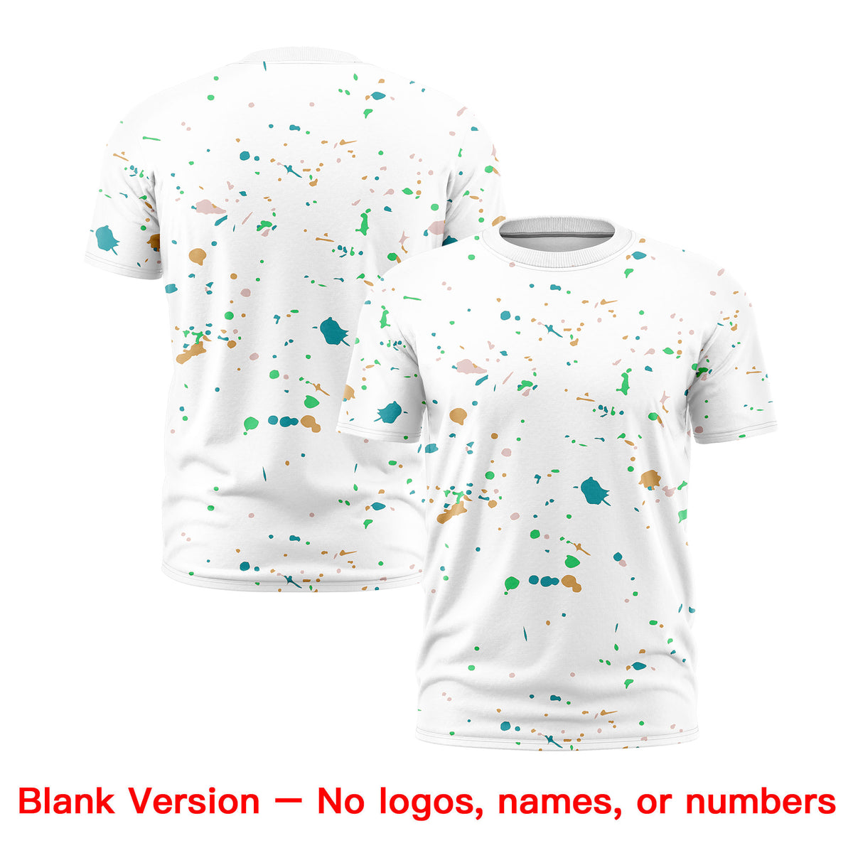 Custom White Light Orange Spray Painting Graffiti Pattern Personalization T-shirt| KXKSHOP