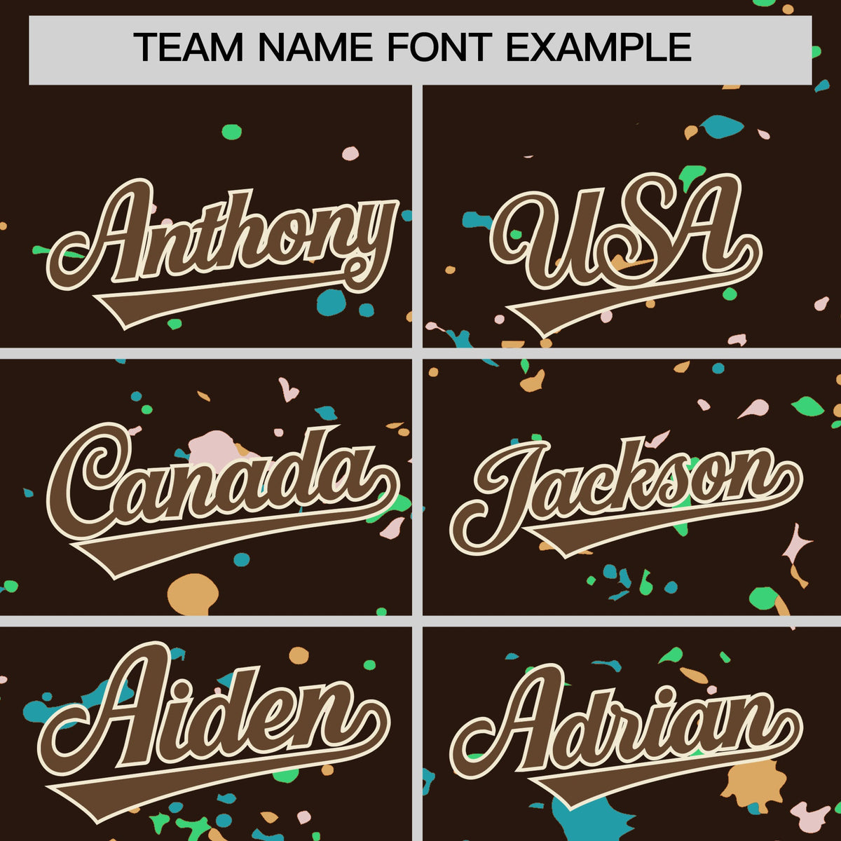 Custom Brown Light Brown Cream Spray Painting Graffiti Pattern Personalization T-shirt| KXKSHOP