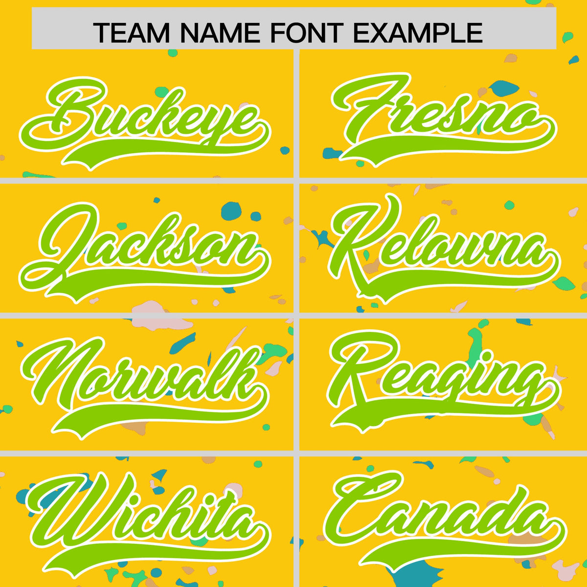 Custom Gold Neon Green White Spray Painting Graffiti Pattern Personalization T-shirt| KXKSHOP