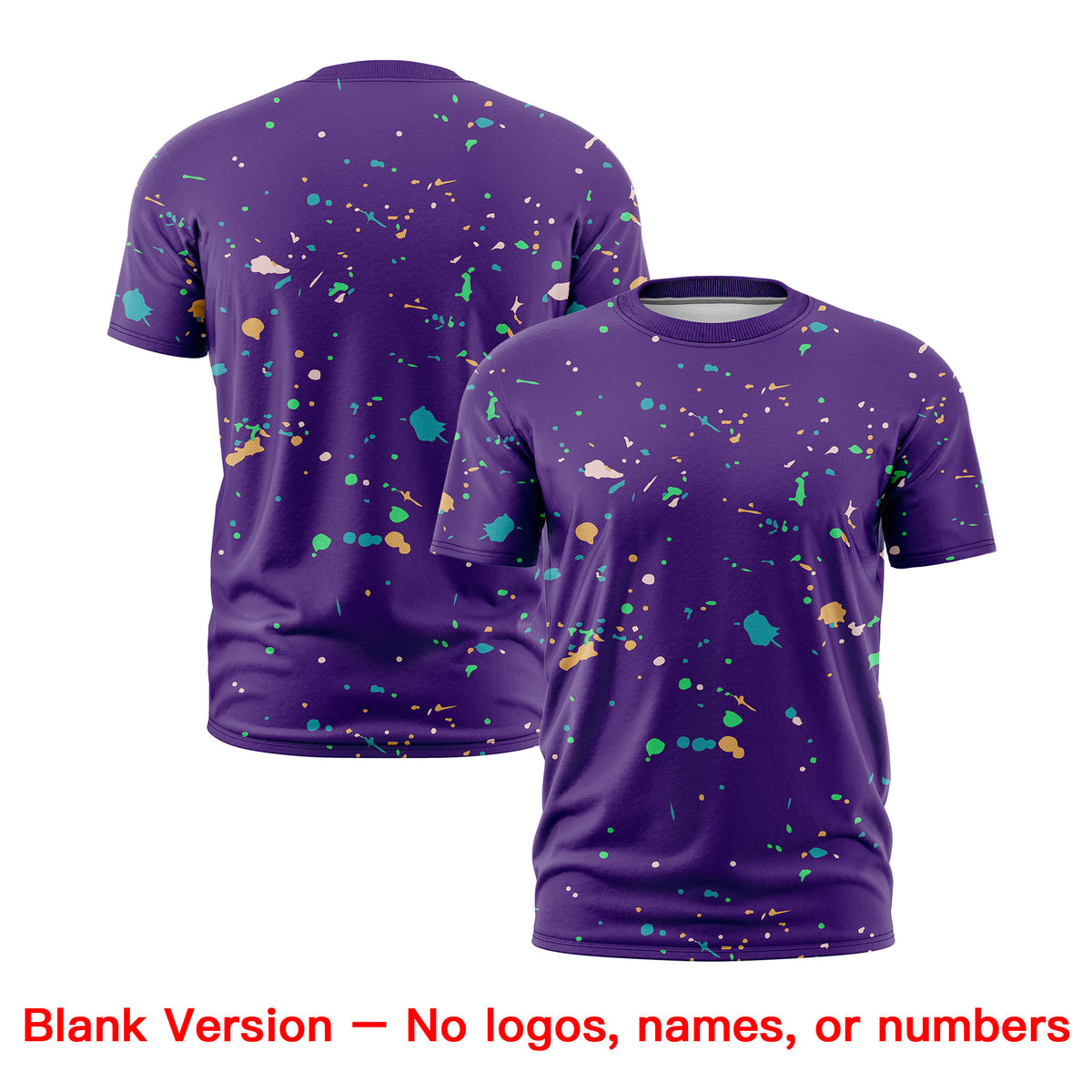 Custom Purple Pink White Spray Painting Graffiti Pattern Personalization T-shirt| KXKSHOP