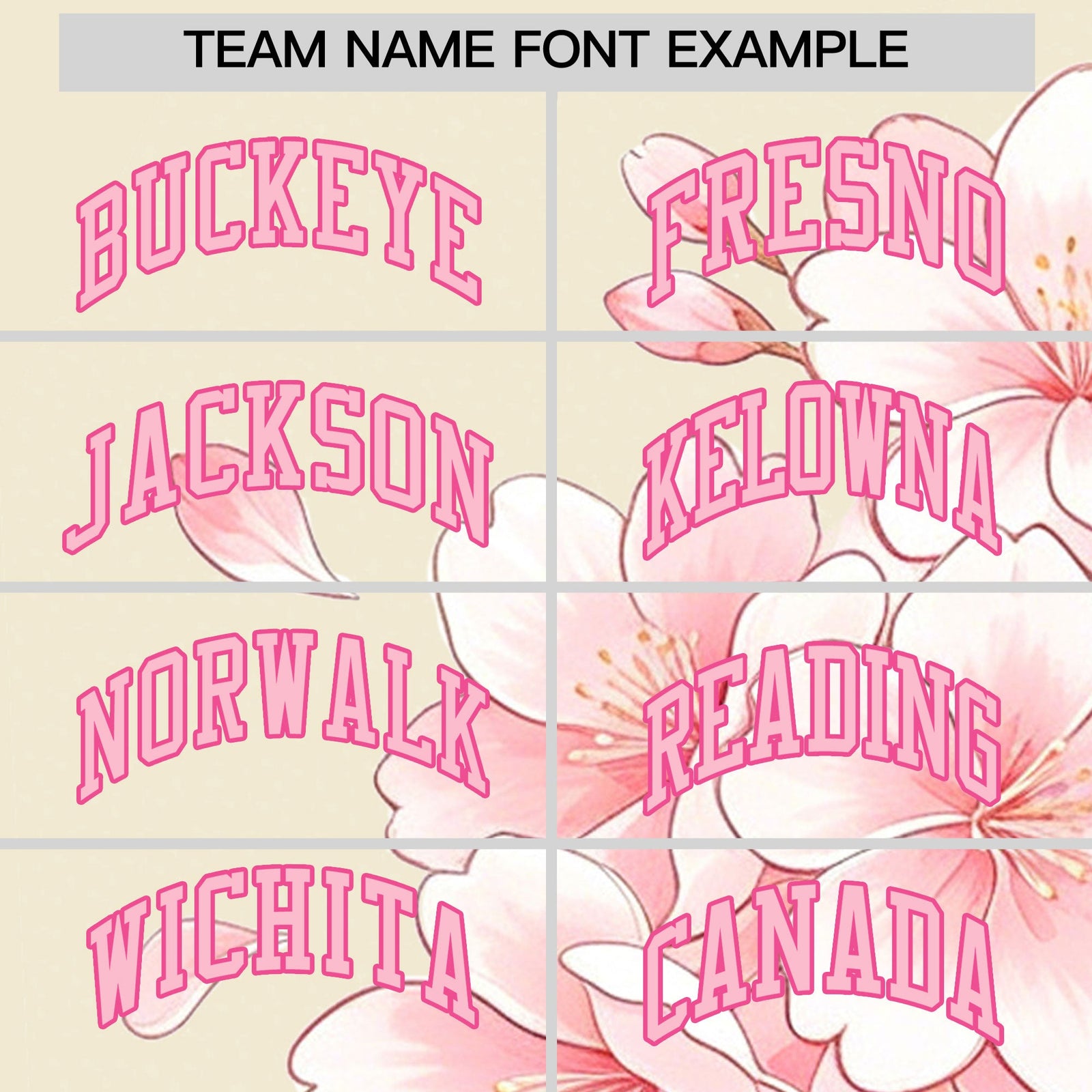 Custom Light Khaki Light Pink Pink Cherry Blossoms Personalization Moisture-Wicking T-shirt| KXKSHOP