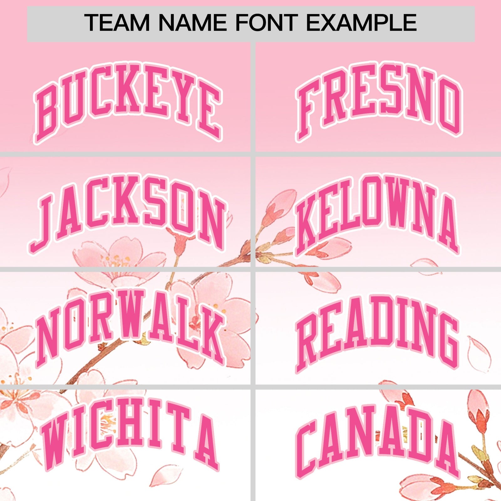 Custom Light Pink White Pink Cherry Blossoms Personalization Moisture-Wicking T-shirt| KXKSHOP