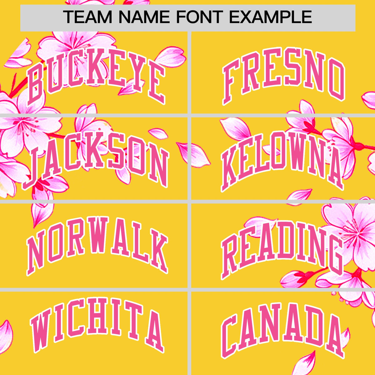 Custom Gold Pink White Cherry Blossoms Personalization Moisture-Wicking T-shirt| KXKSHOP